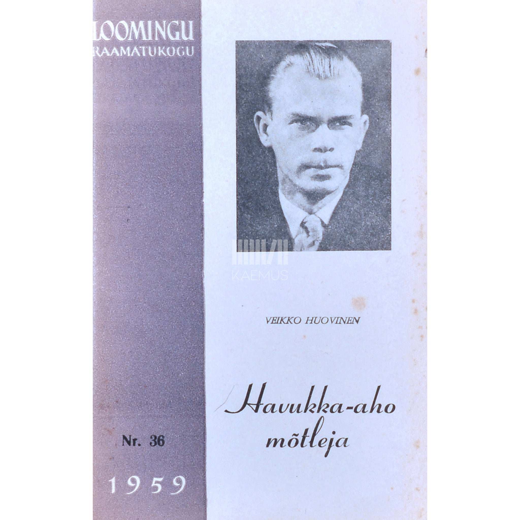 Veikko Huovinen Havukka-aho mõtleja