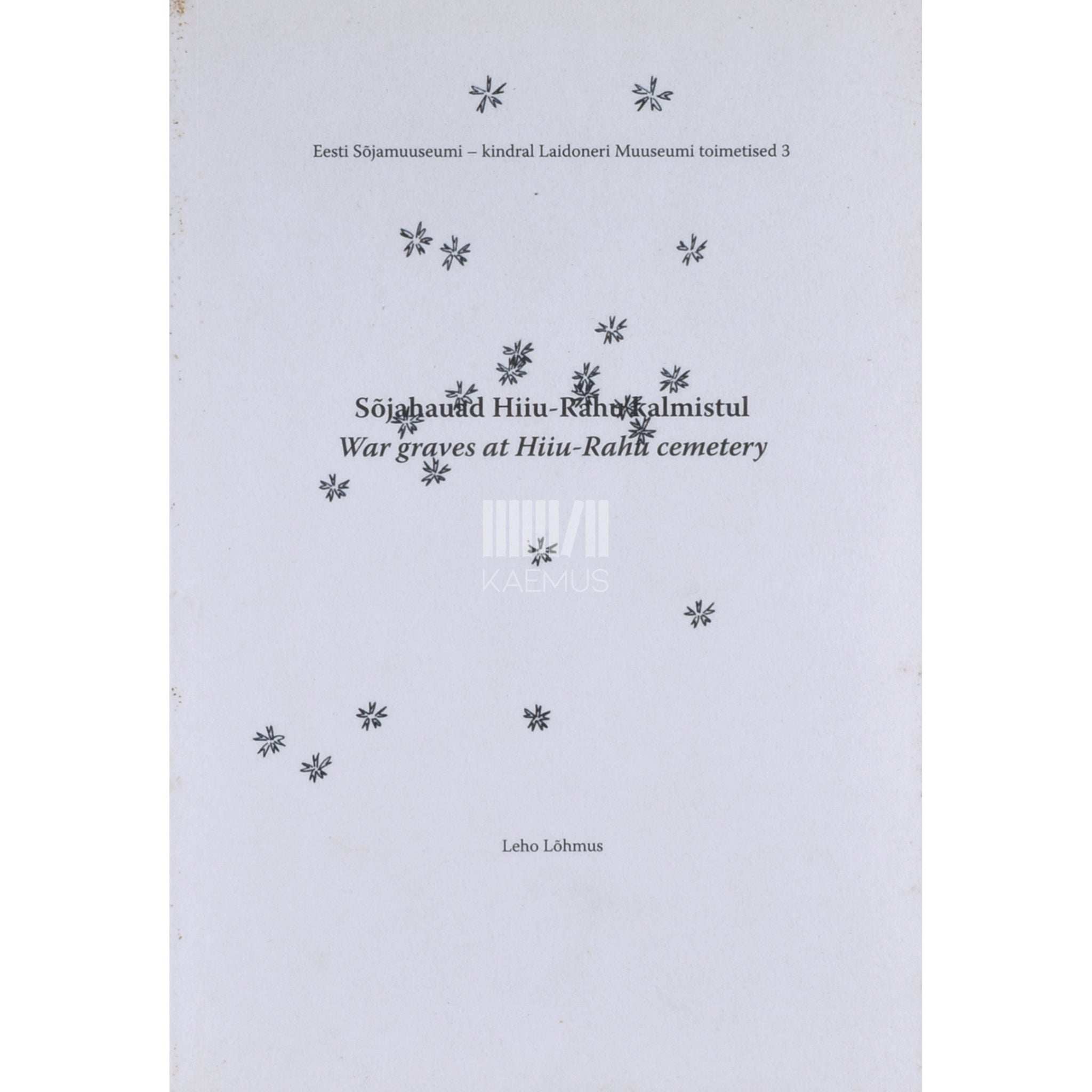 Leho Lõhmus Sõjahauad Hiiu-Rahu kalmistul
