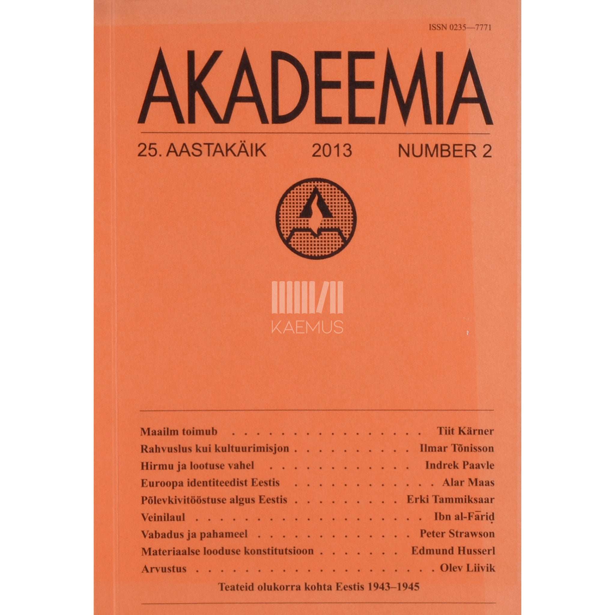 … Akadeemia 2/2013