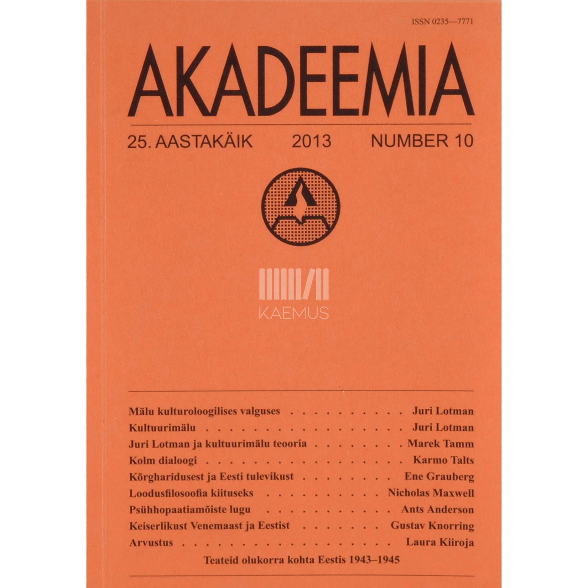 … Akadeemia 10/2013