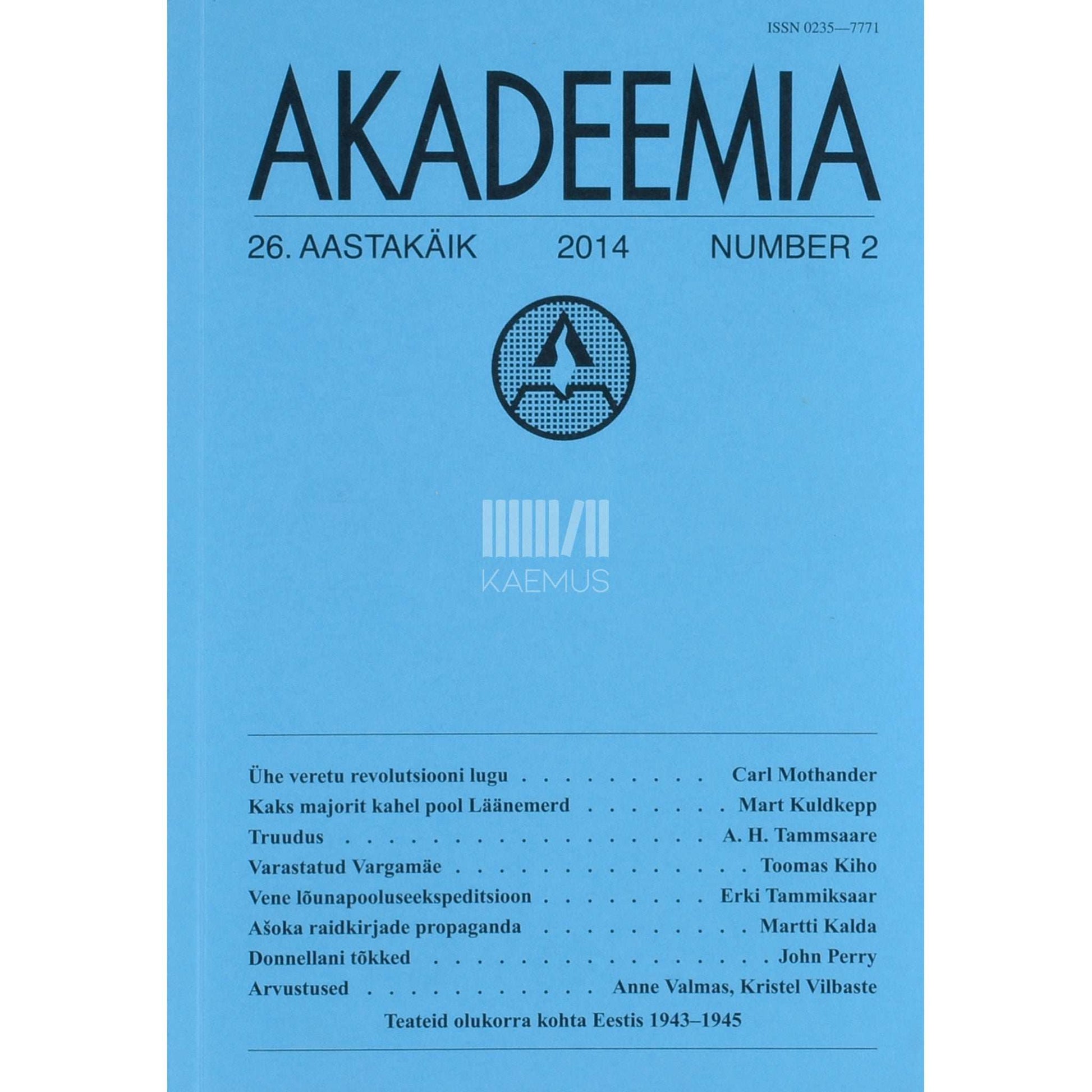 … - Akadeemia 2/2014