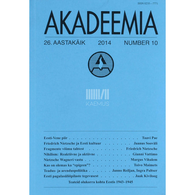 … - Akadeemia 10/2014