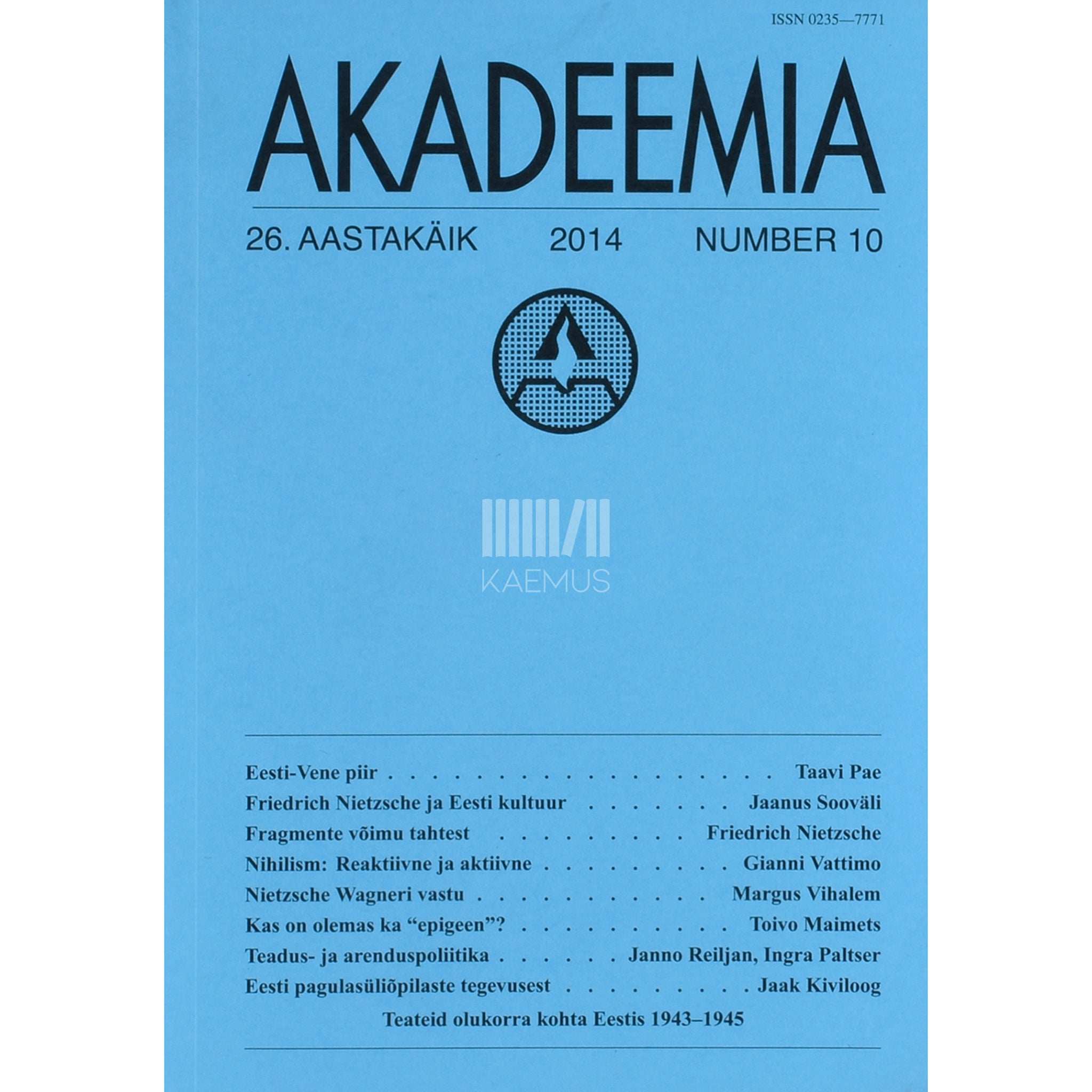… Akadeemia 10/2014