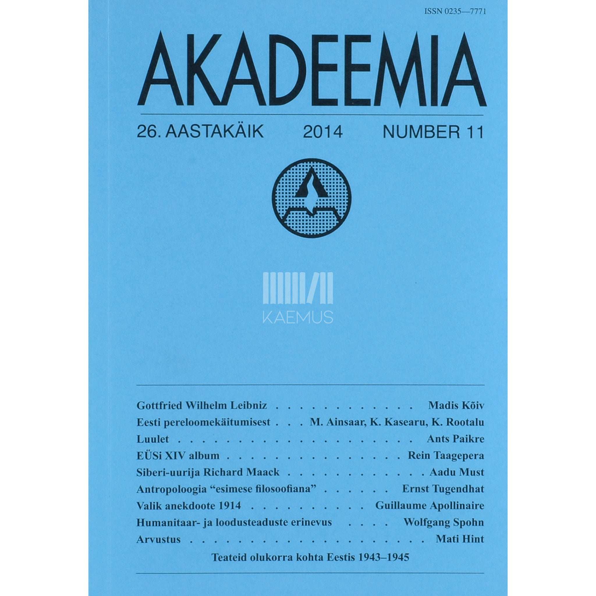 … Akadeemia 11/2014