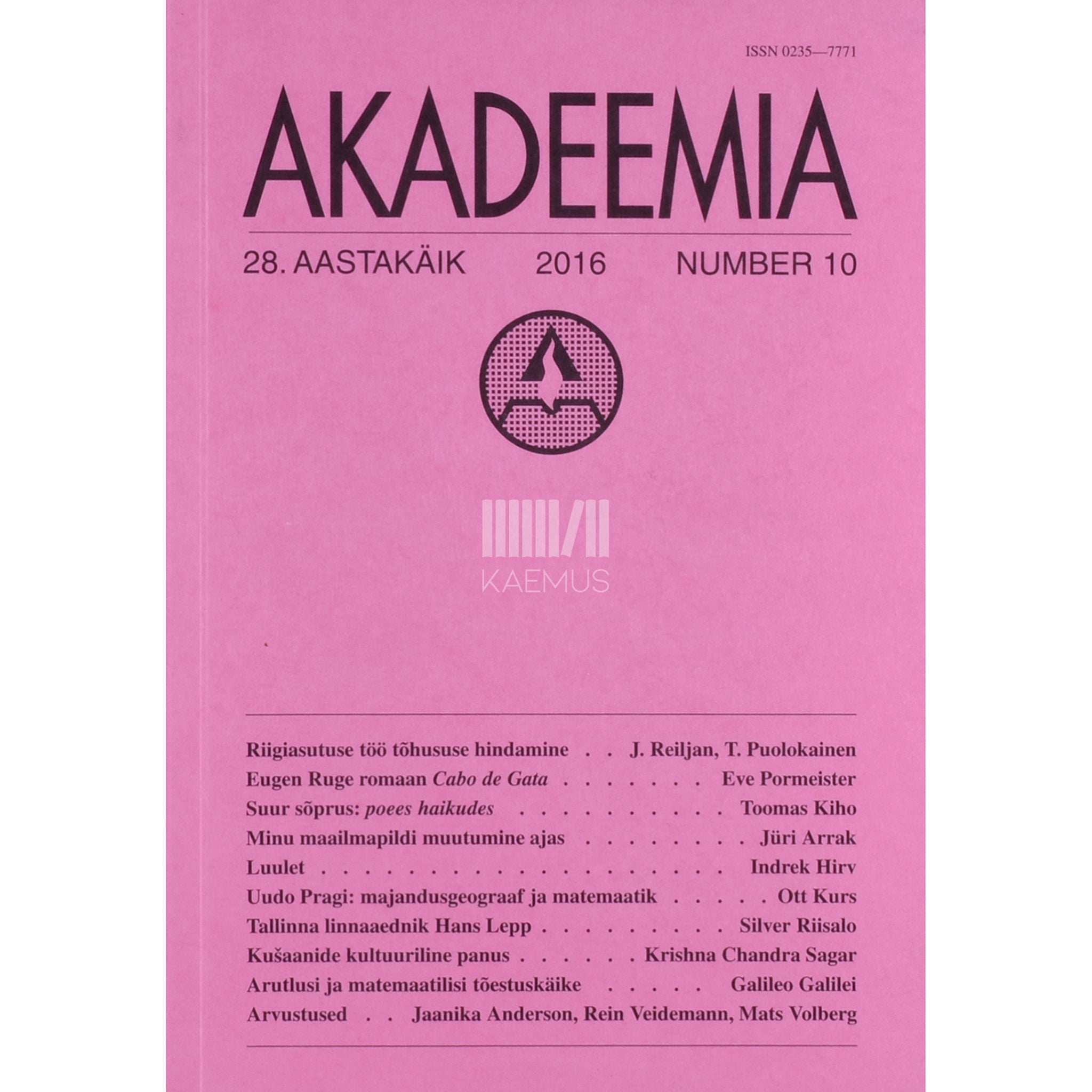 … Akadeemia 10/2016