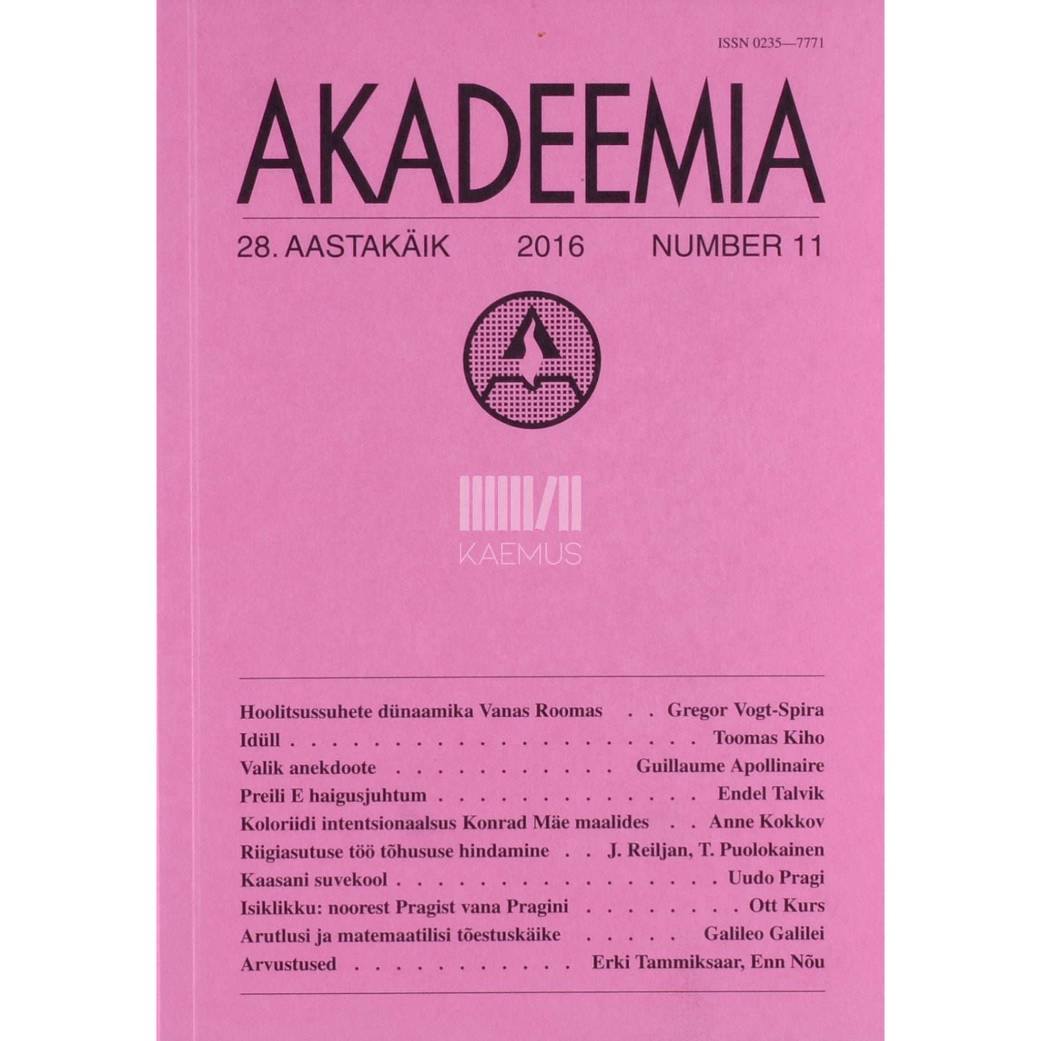 … Akadeemia 11/2016