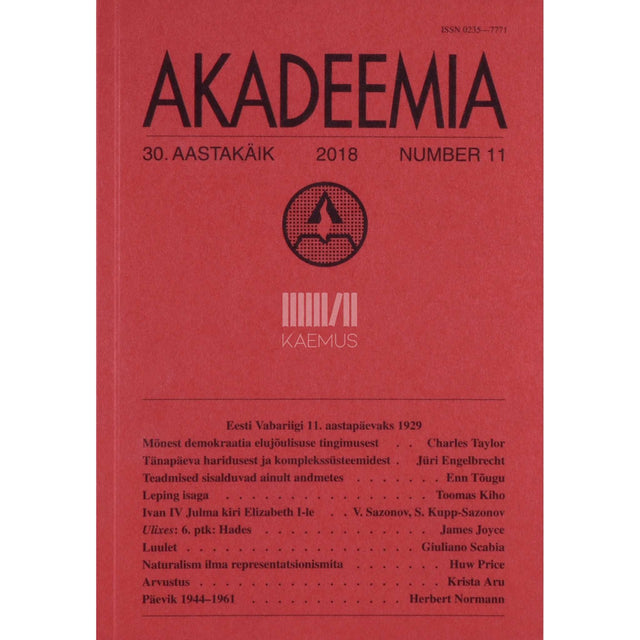… - Akadeemia 11/2018