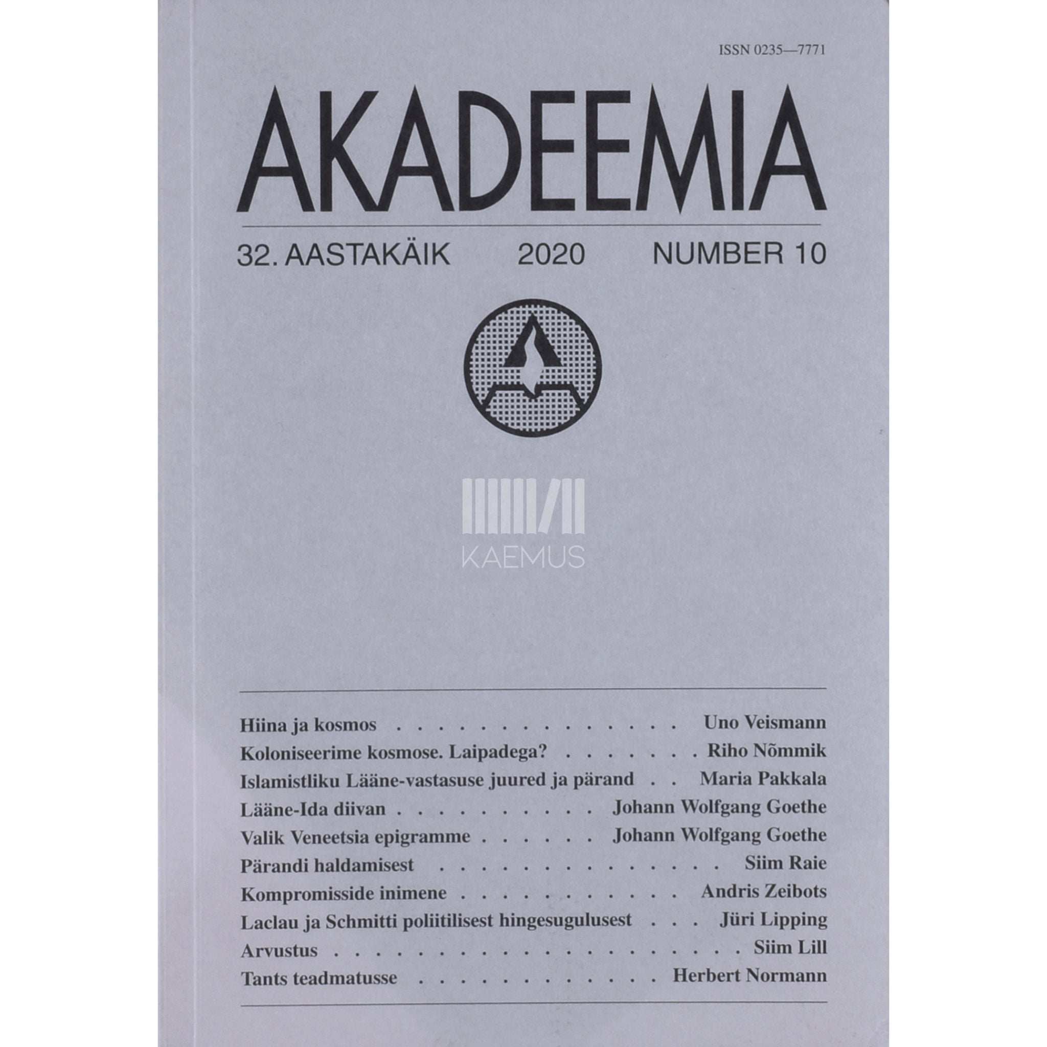 … Akadeemia 10/2020