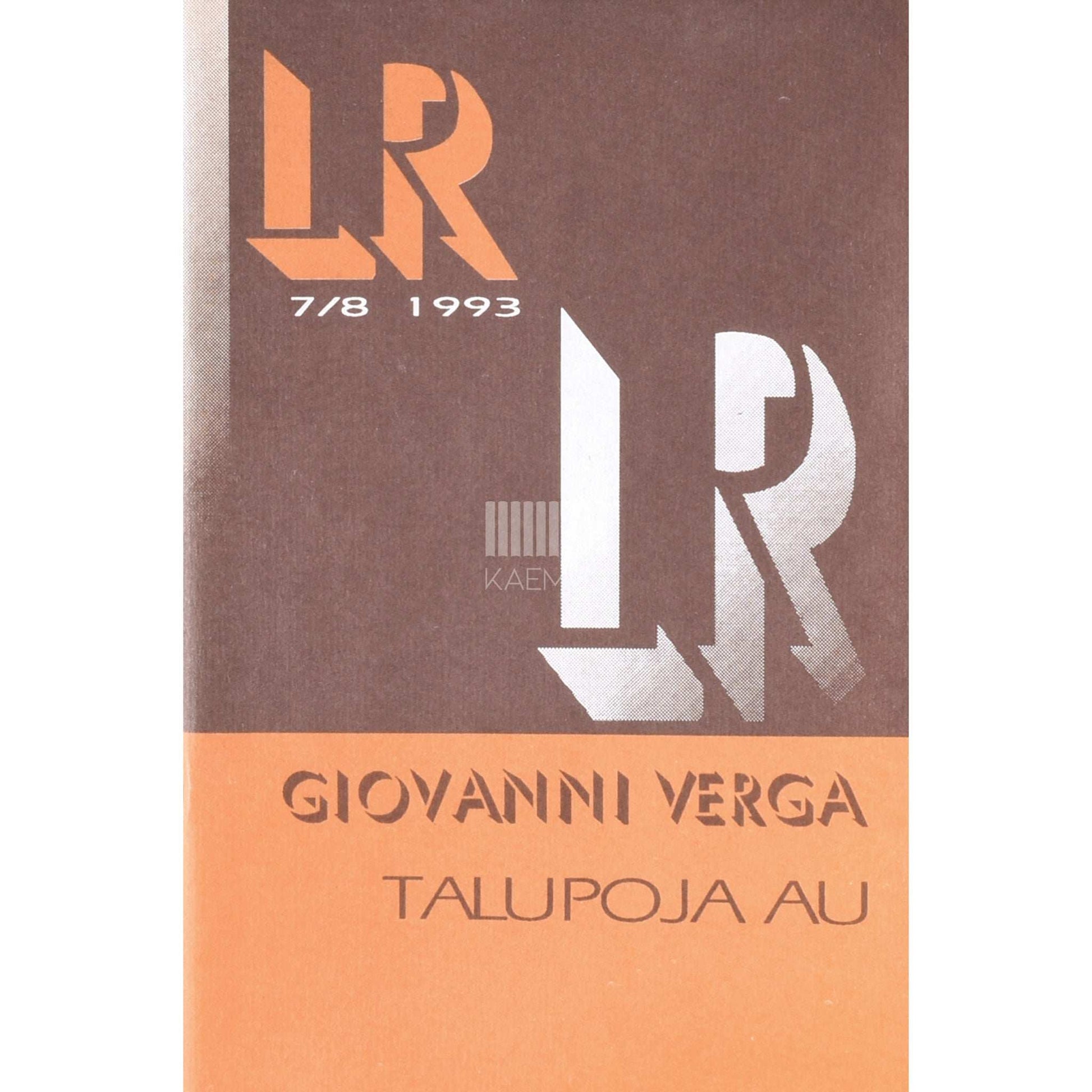 Giovanni Verga - Talupoja au