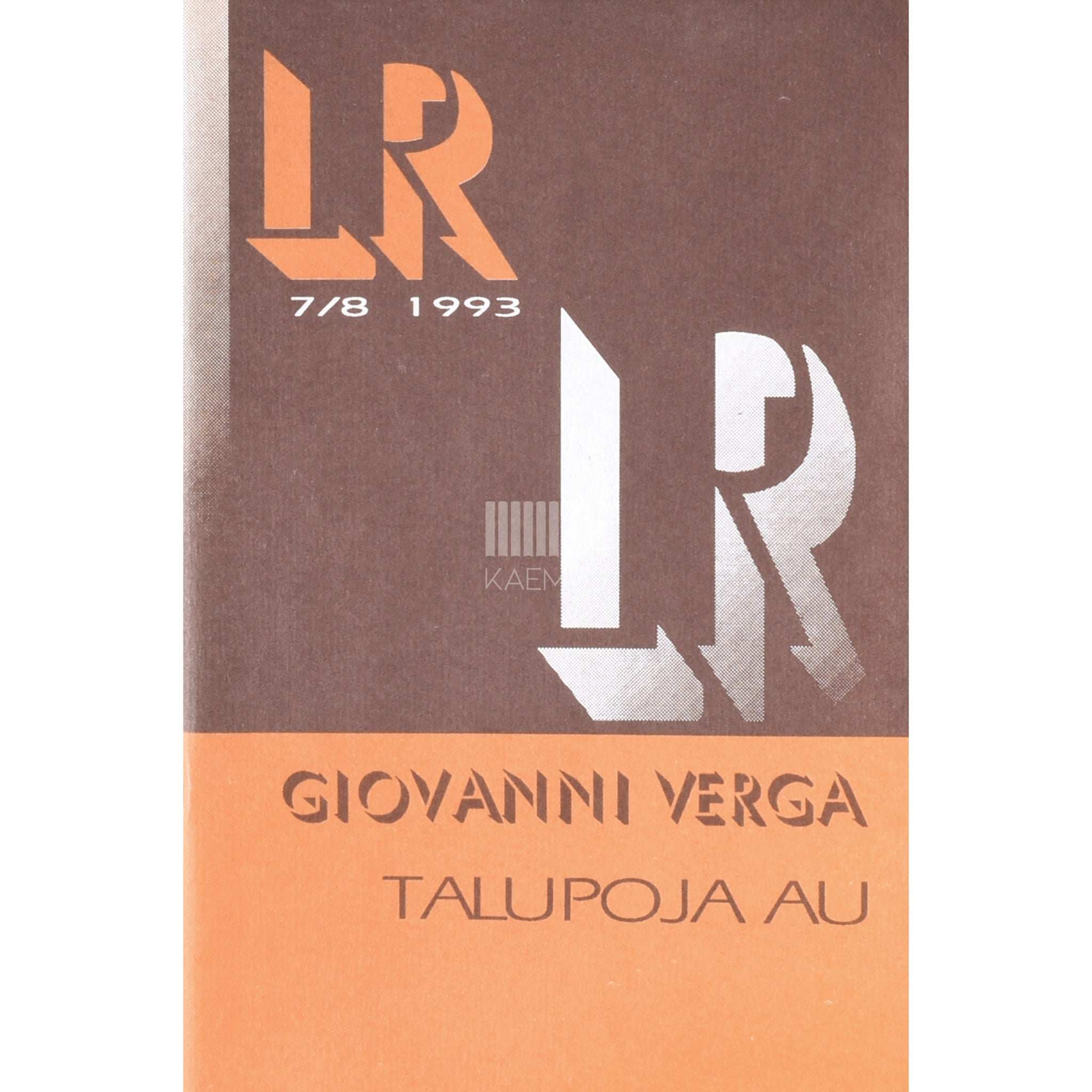 Giovanni Verga Talupoja au