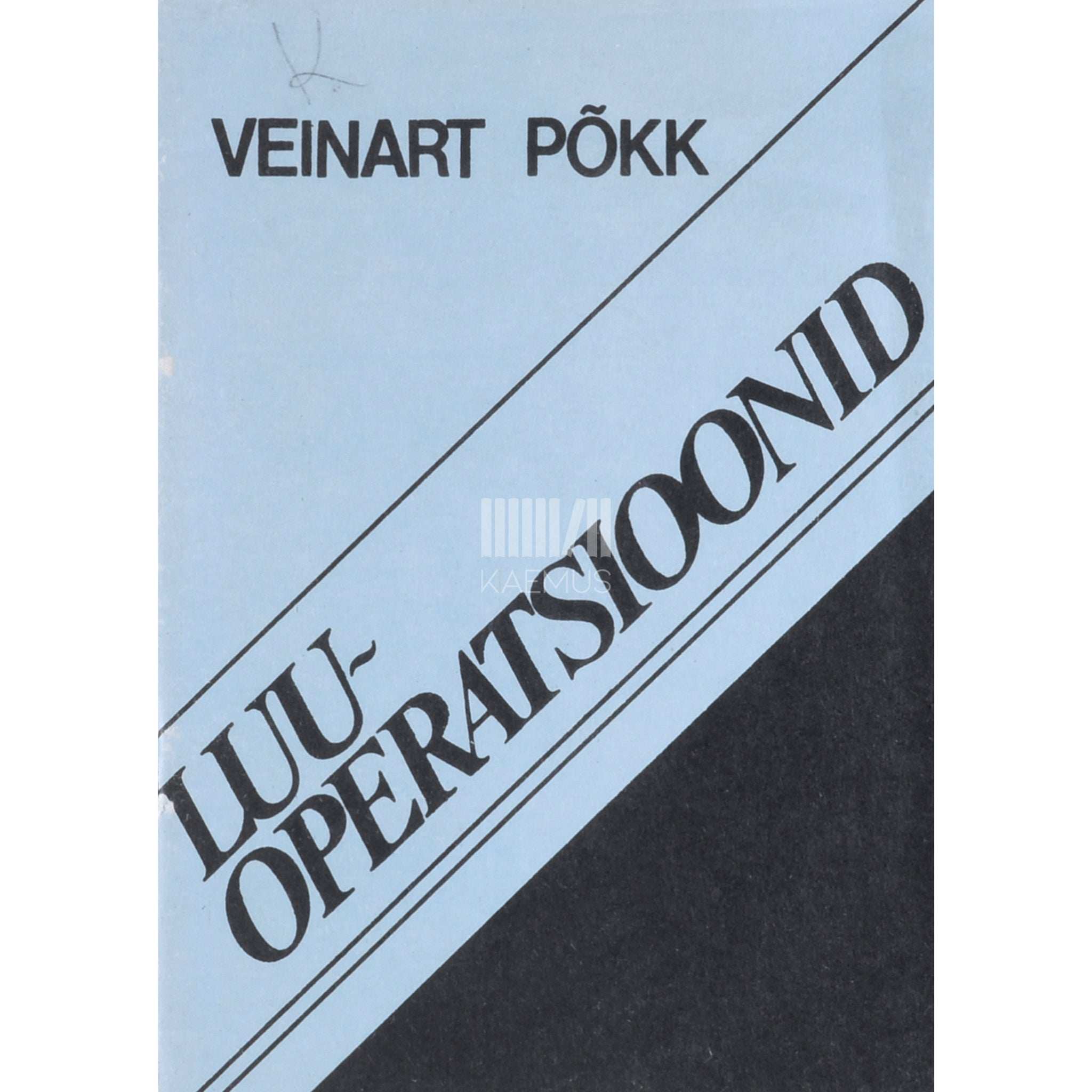 Veinart Põkk Luuoperatsioonid. Õppevahend kõrgkoolidele …