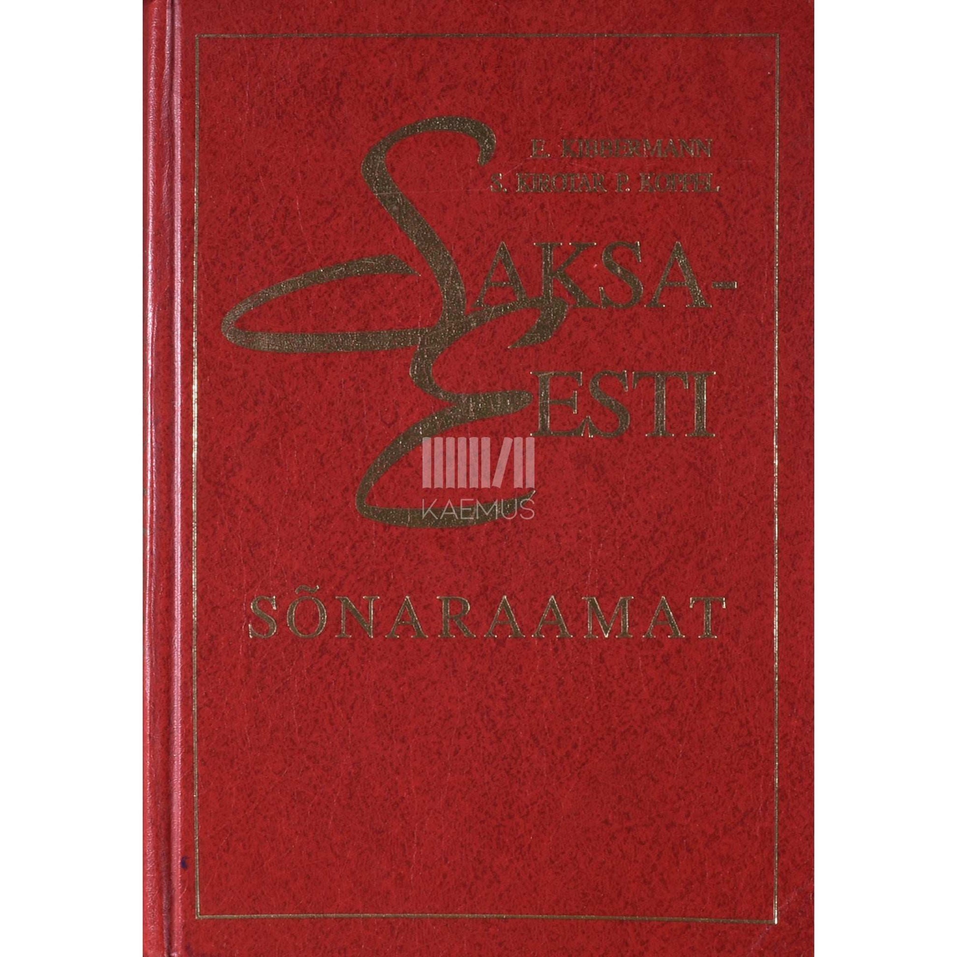 Elisabeth Kibbermann - Saksa-eesti sõnaraamat