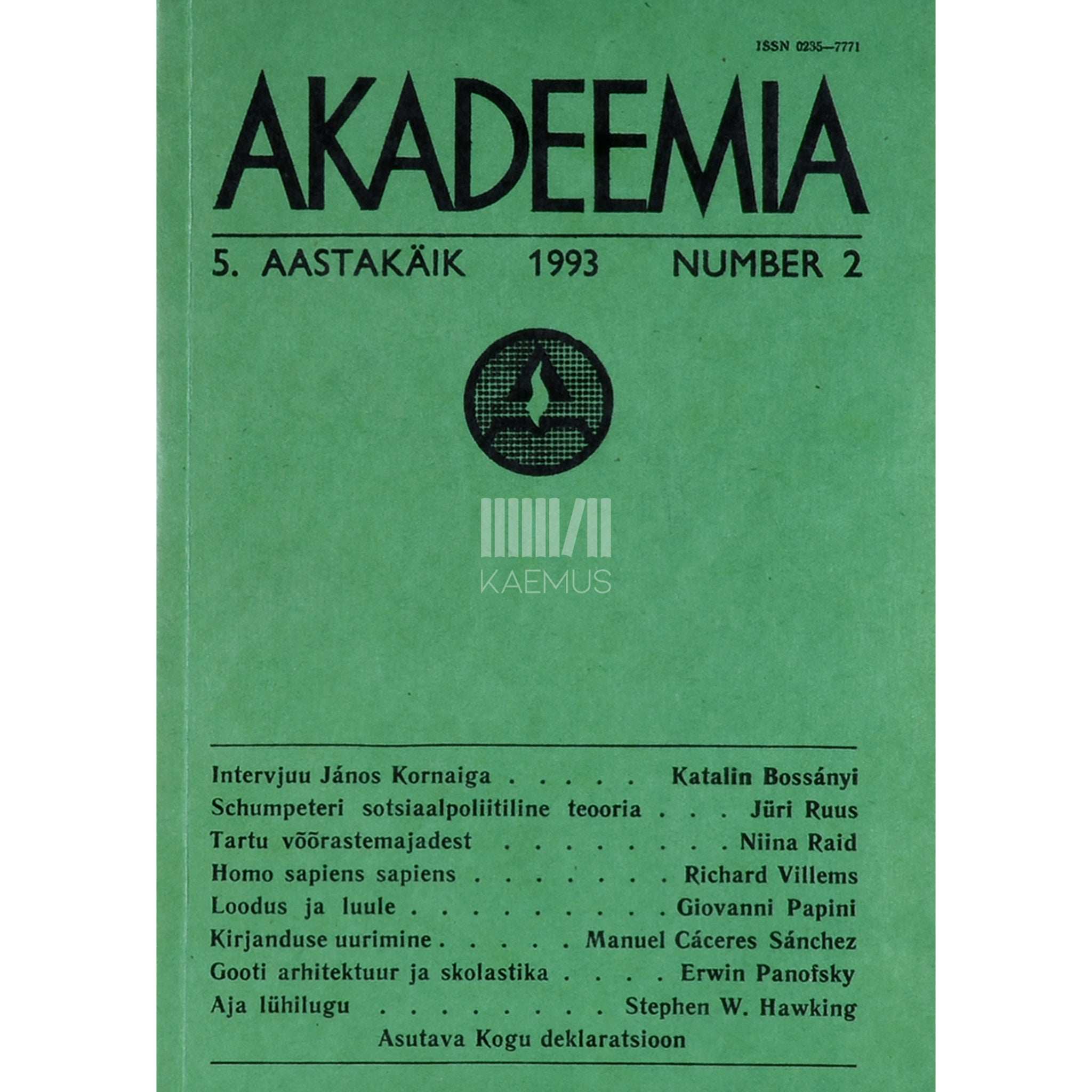 … Akadeemia 2/1993