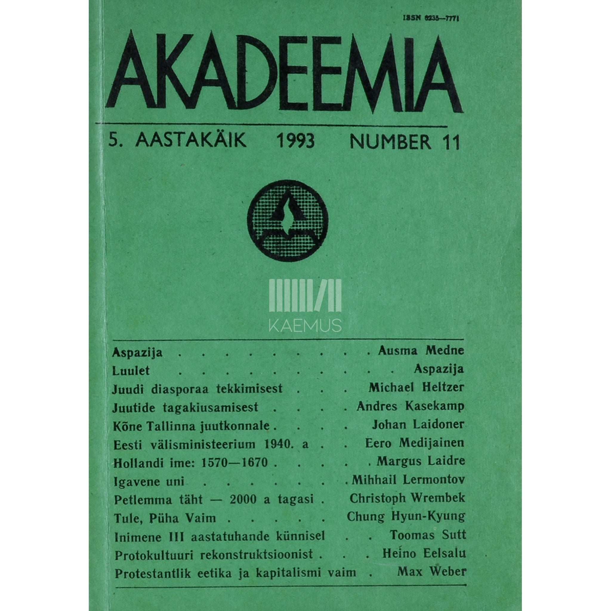 ... Akadeemia 11/1993