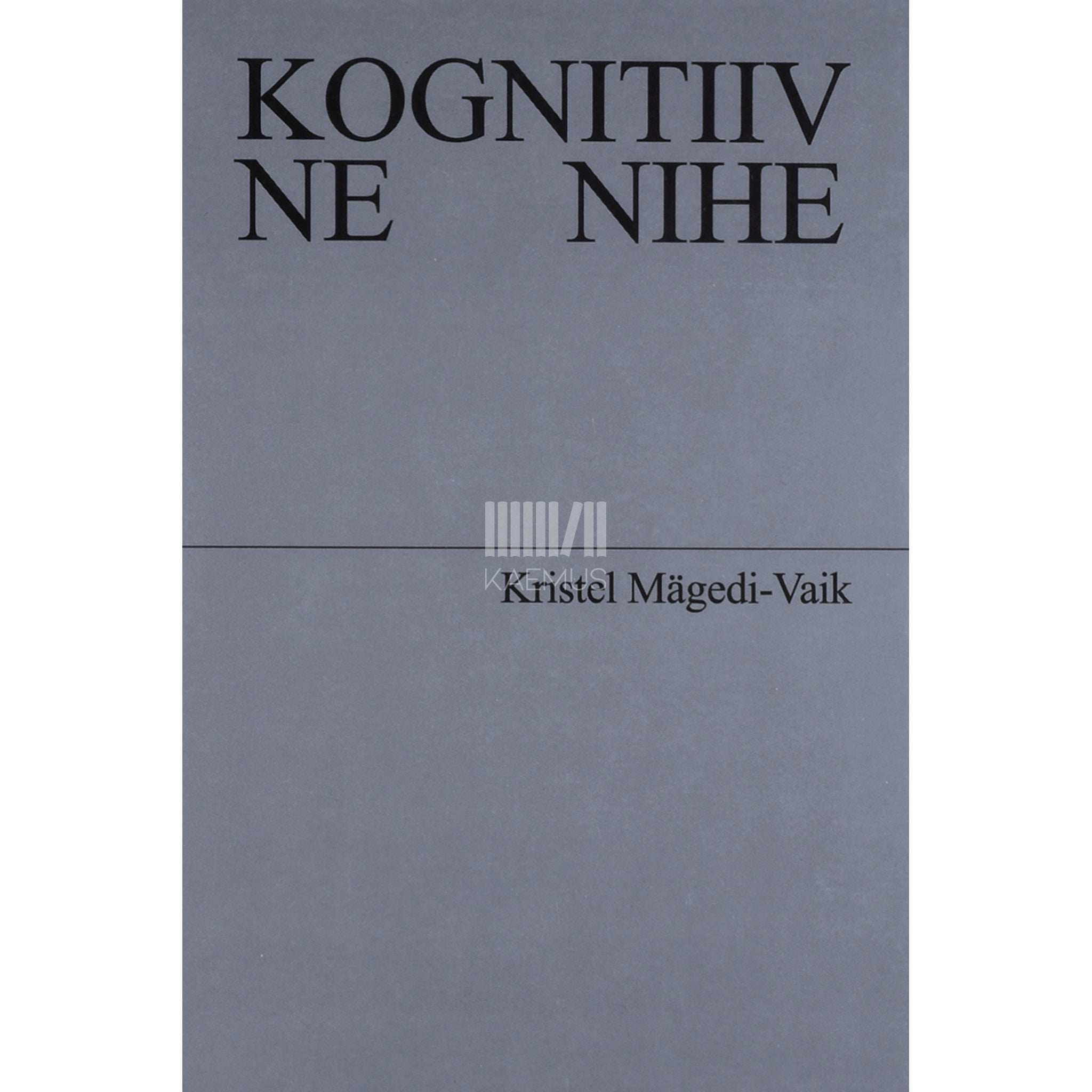 Kristel Mägedi-Vaik Kognitiivne nihe