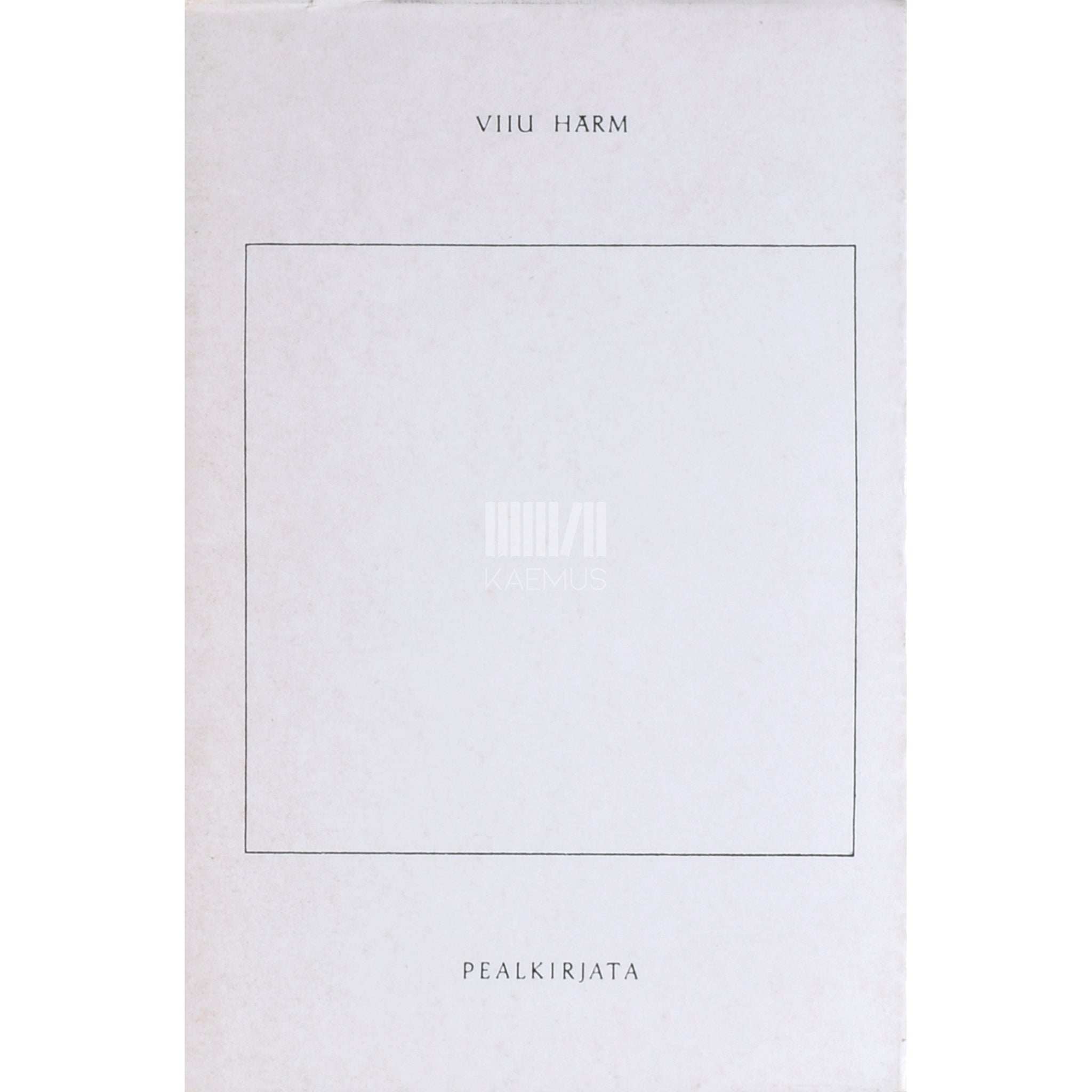 Viiu Härm Pealkirjata