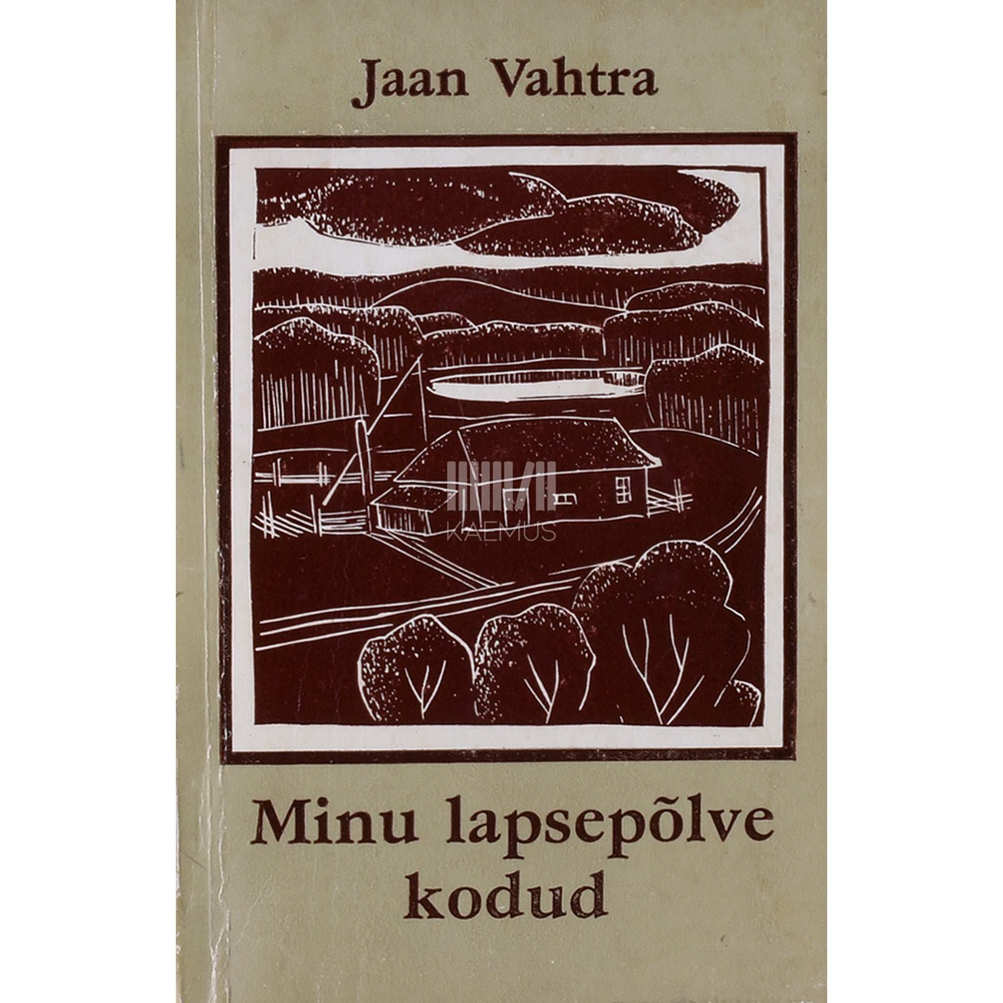 Jaan Vahtra Minu lapsepõlve kodud