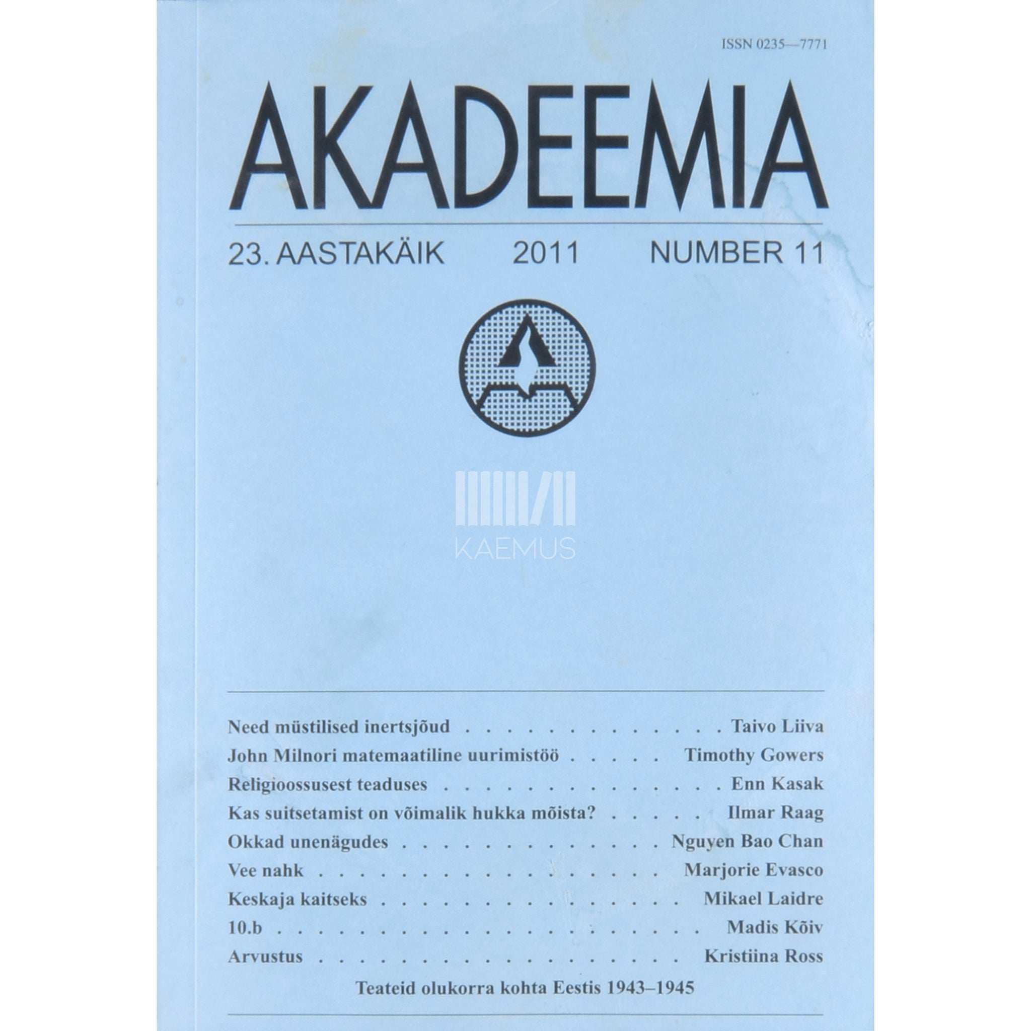… Akadeemia 11/2011