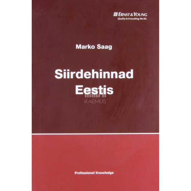 Marko Saag - Siirdehinnad Eestis