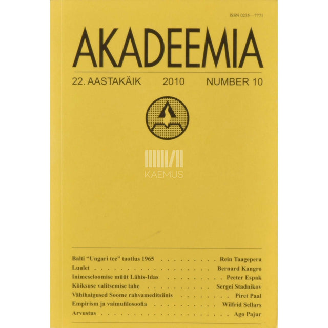 … - Akadeemia 10/2010