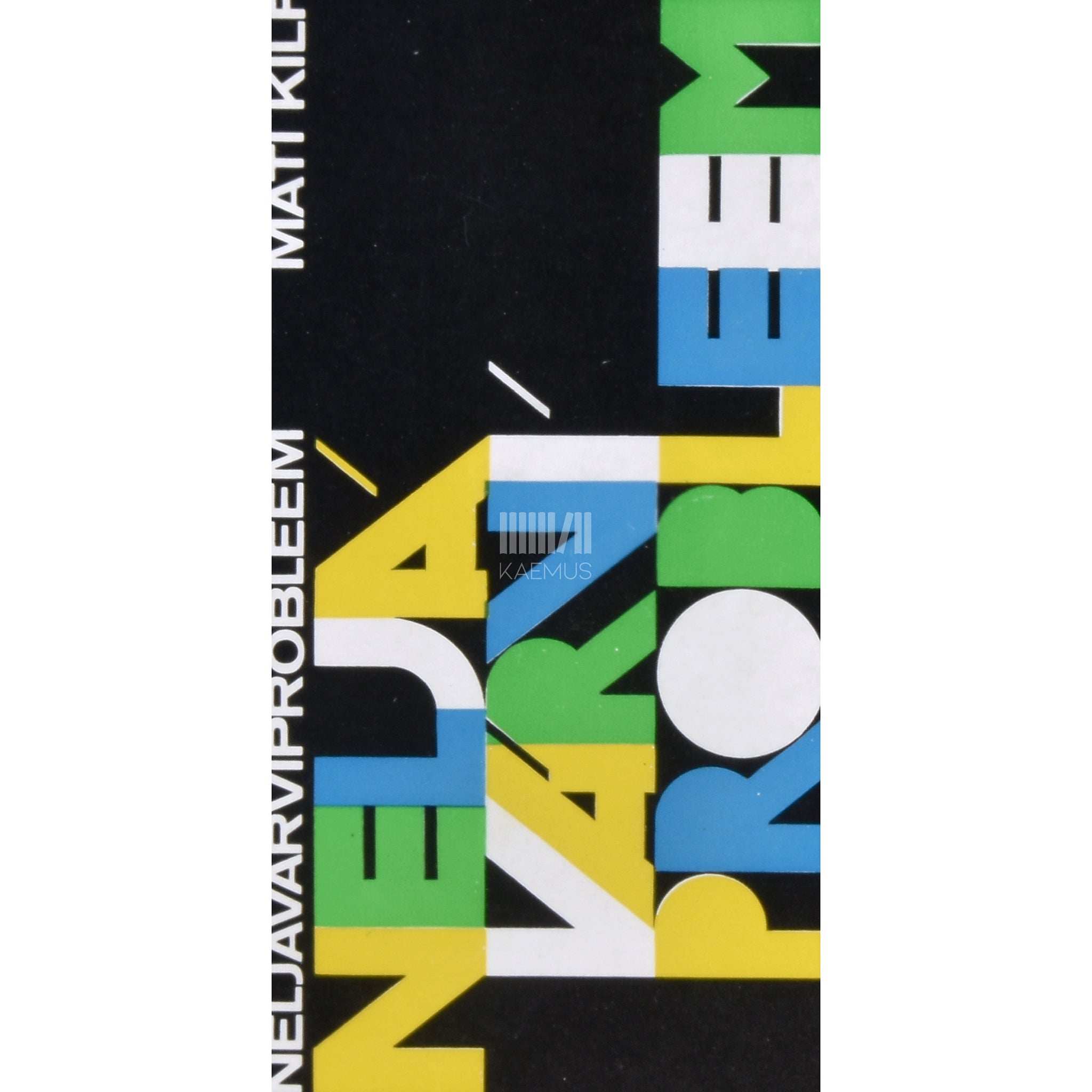 Mati Kilp Neljavärviprobleem. Ühe matemaatikaprobleemi lahenduse lugu