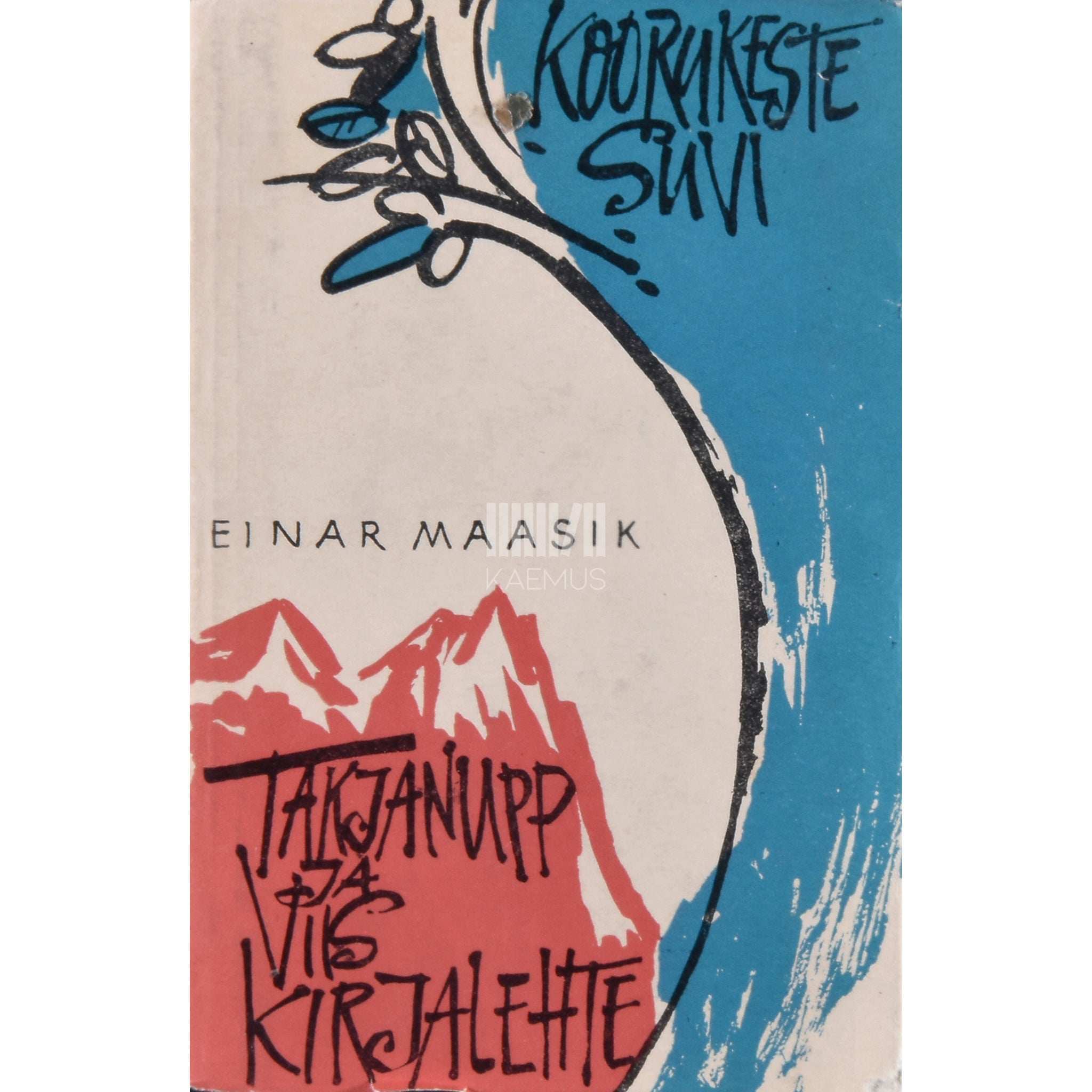Einar Maasik Koorukeste suvi. Takjanupp ja viis kirjalehte