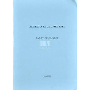 Mart Abel Algebra ja geomeetria. Harjutusülesanded