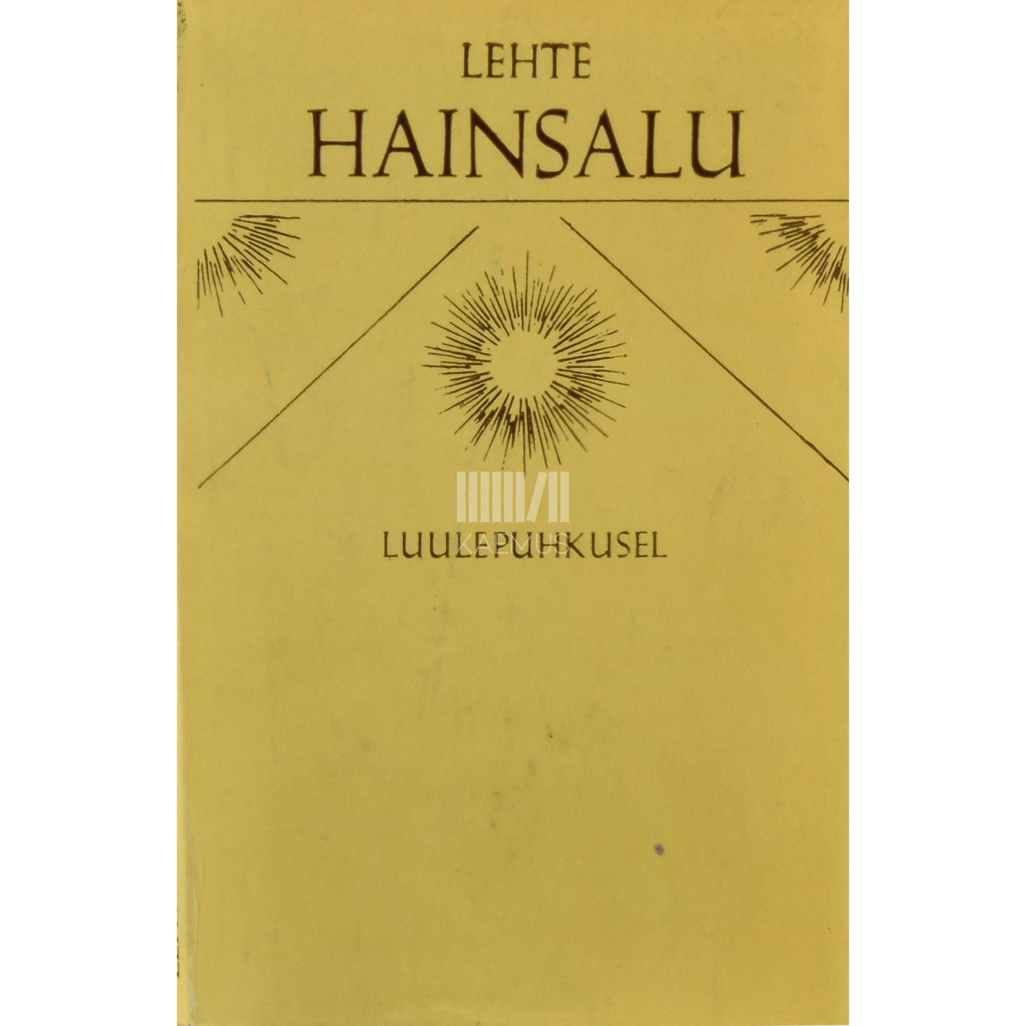 Lehte Hainsalu Luulepuhkusel
