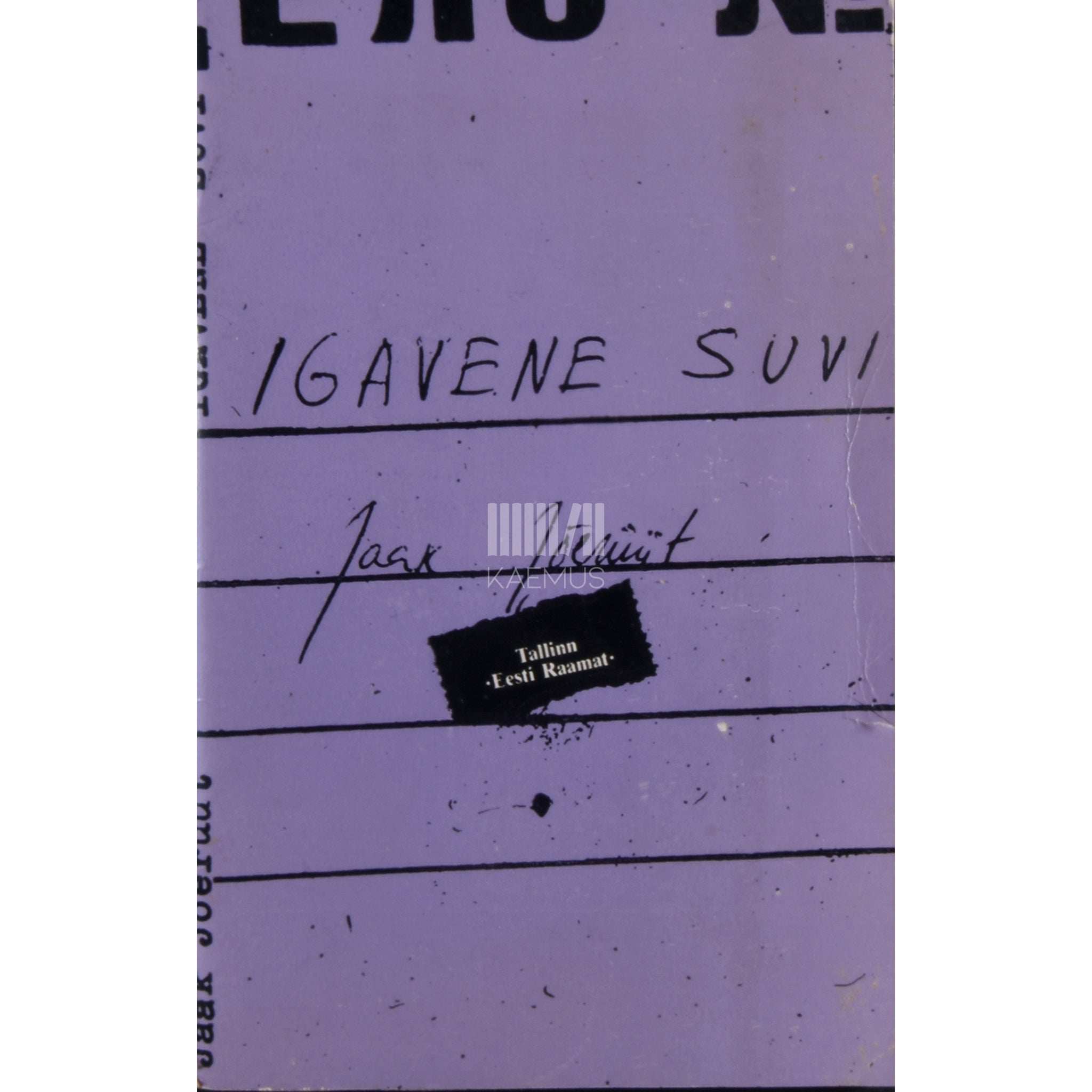 Jaak Jõerüüt Igavene suvi