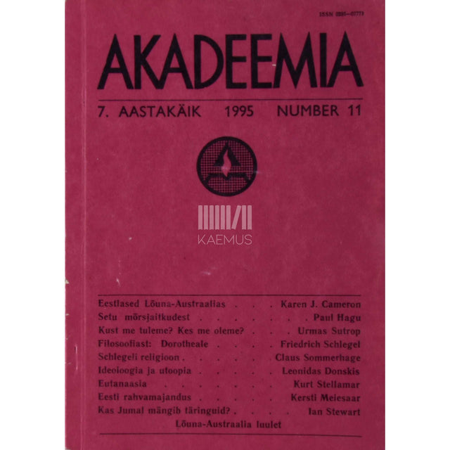 … - Akadeemia 11/1995