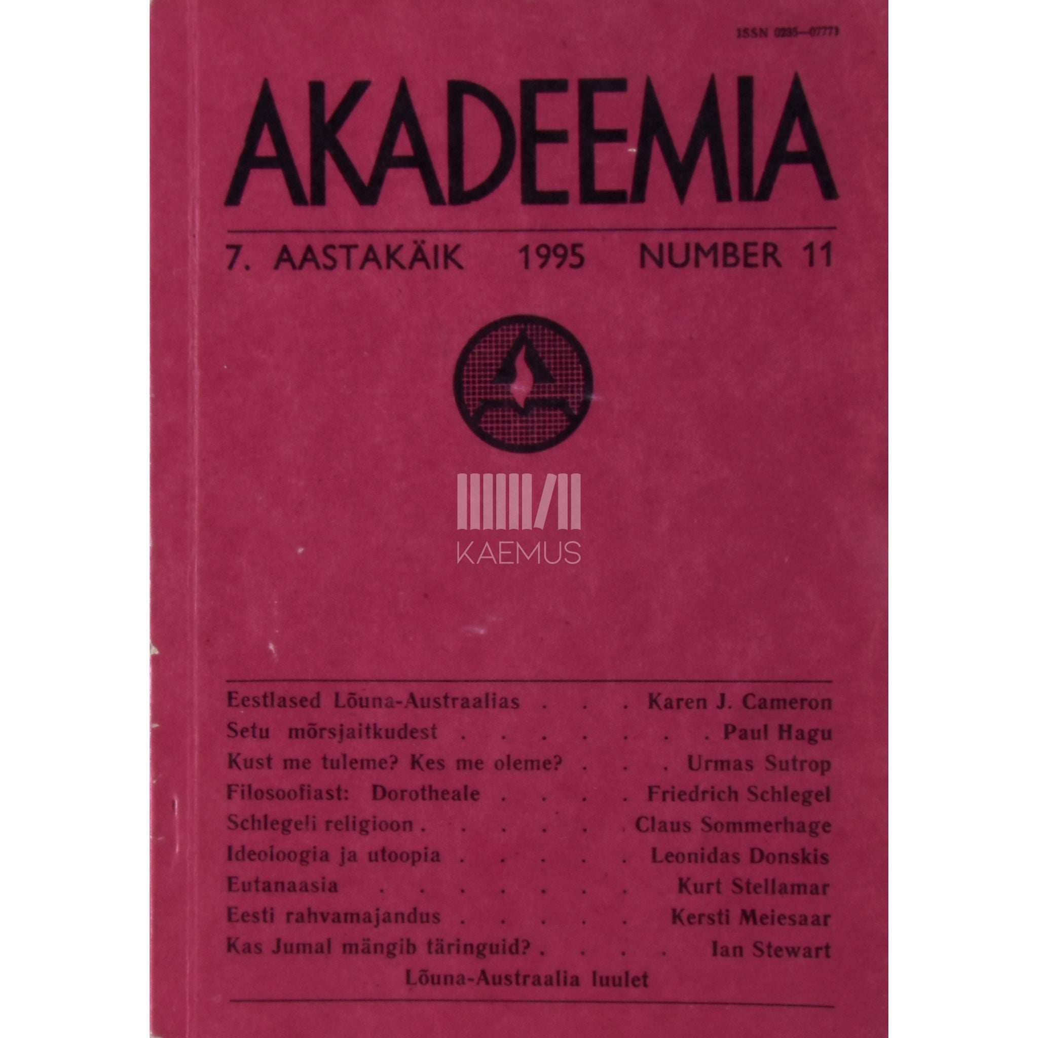 … Akadeemia 11/1995