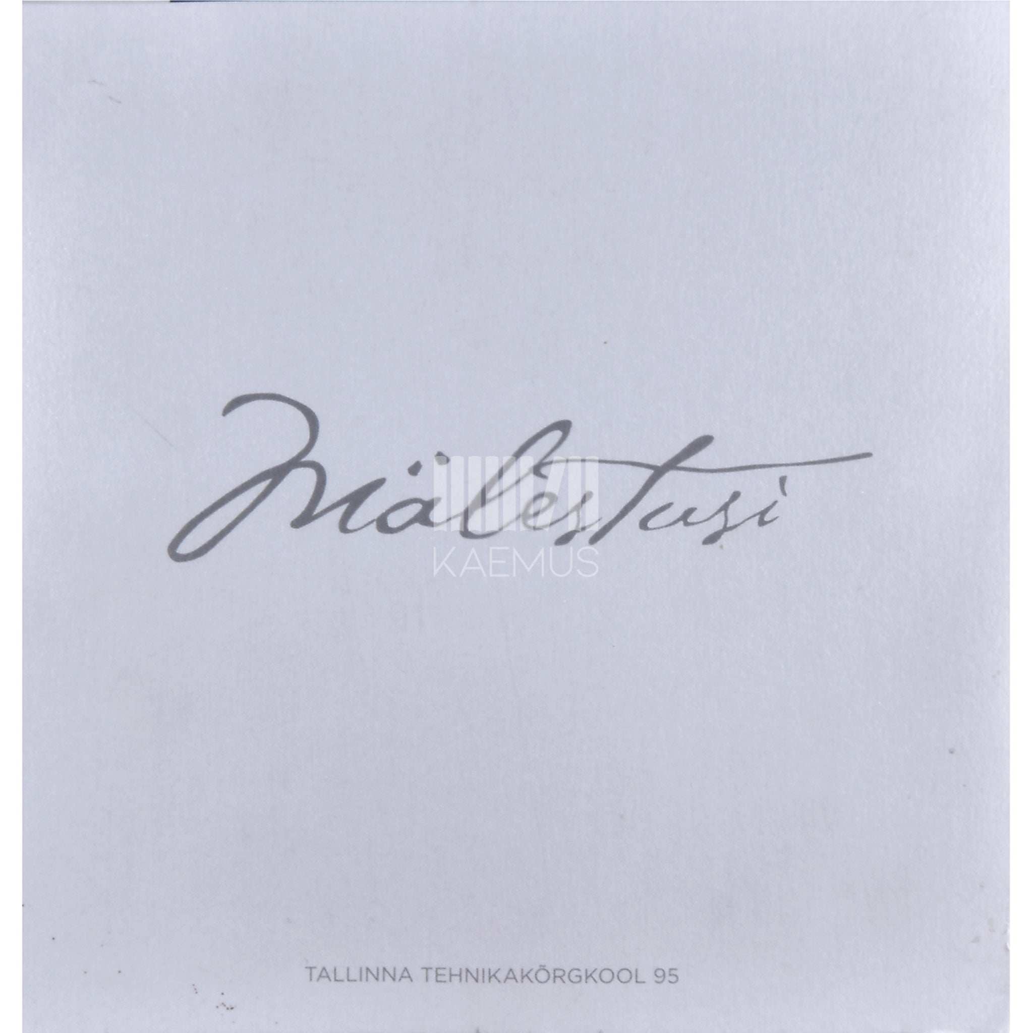 … Mälestusi. Tallinna Tehnikakõrgkool 95