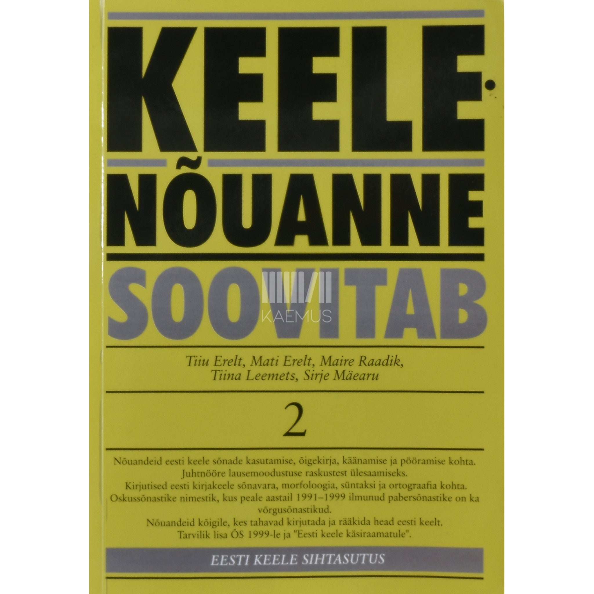 … Keelenõuanne soovitab 2. osa