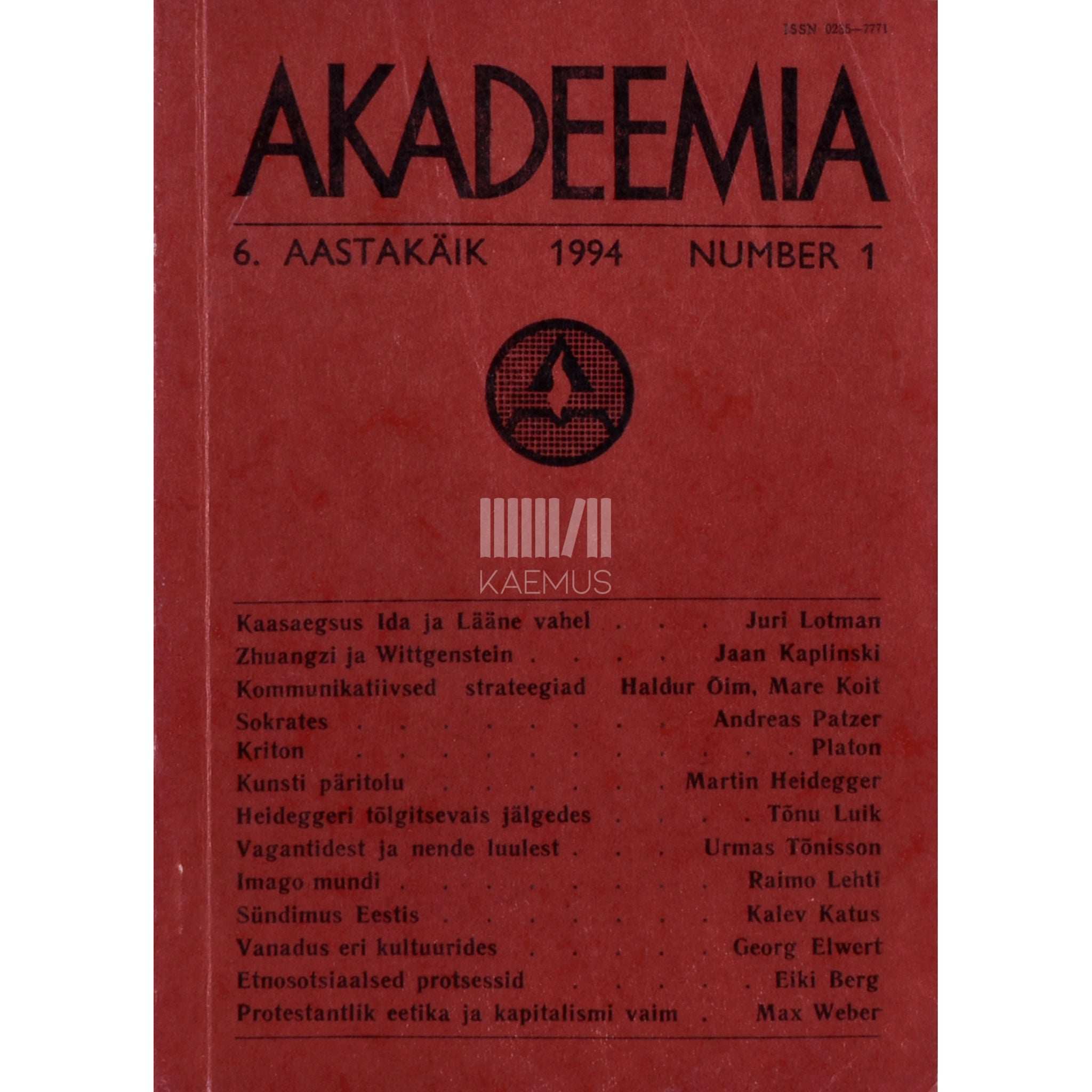 … Akadeemia 1/1994