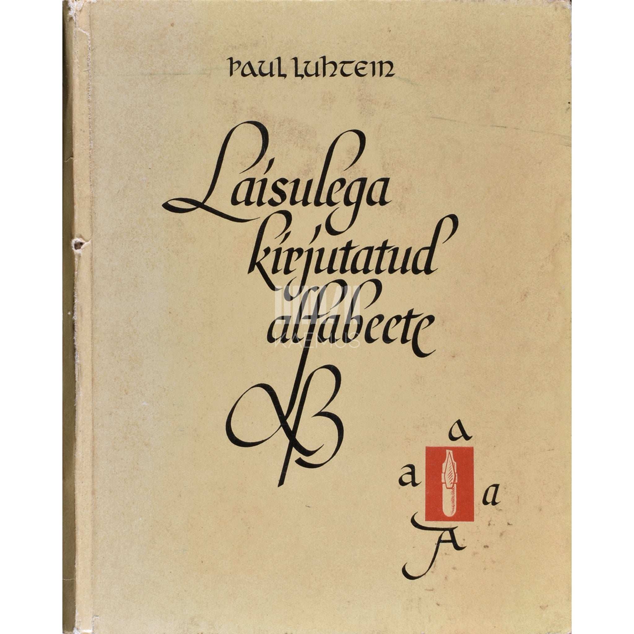 Paul Luhtein Laisulega kirjutatud alfabeete