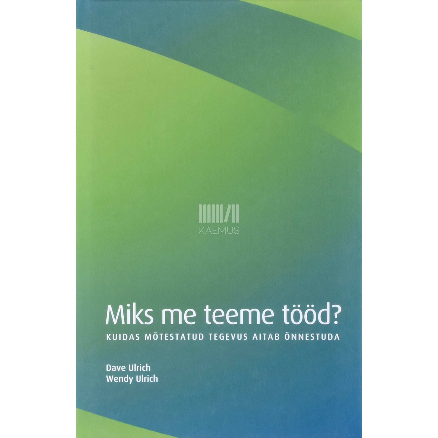 David Ulrich, Wendy Ulrich - Miks me teeme tööd?