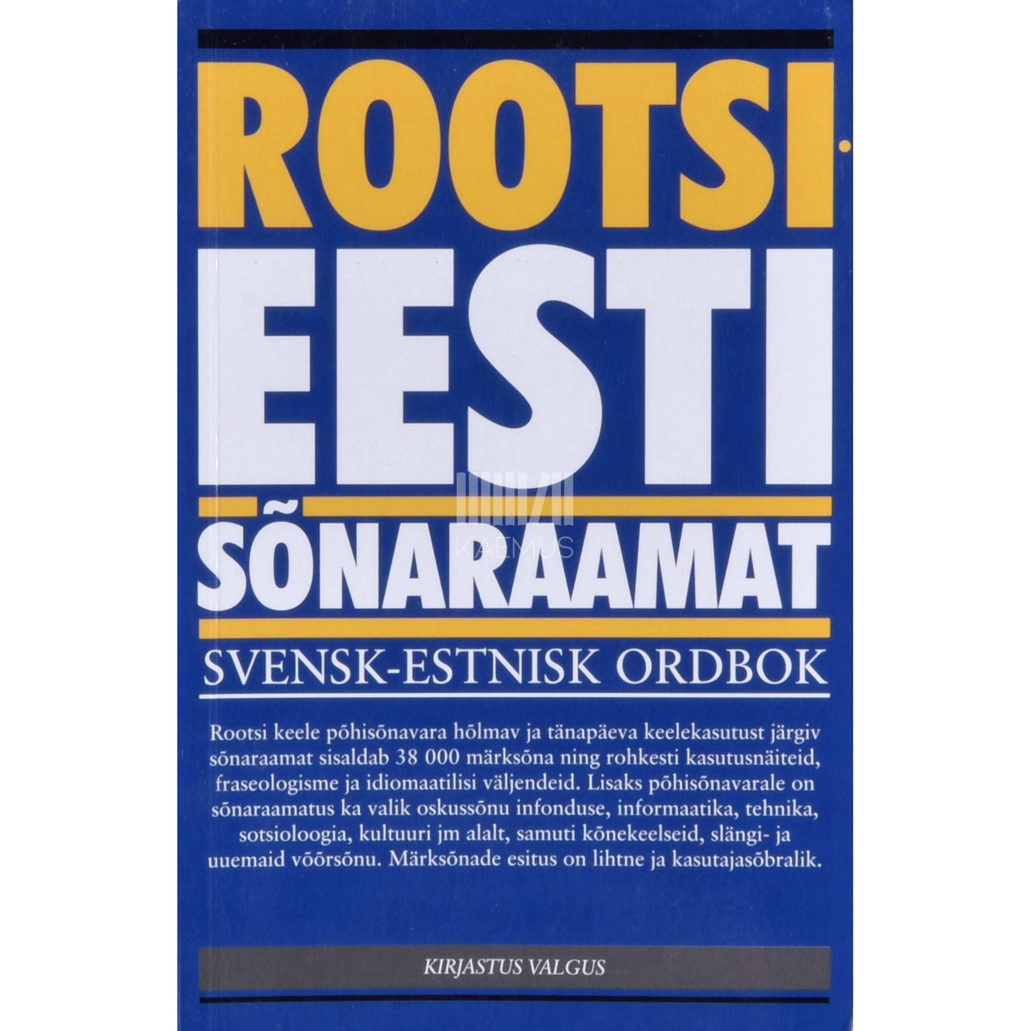 ... Rootsi-eesti sõnaraamat