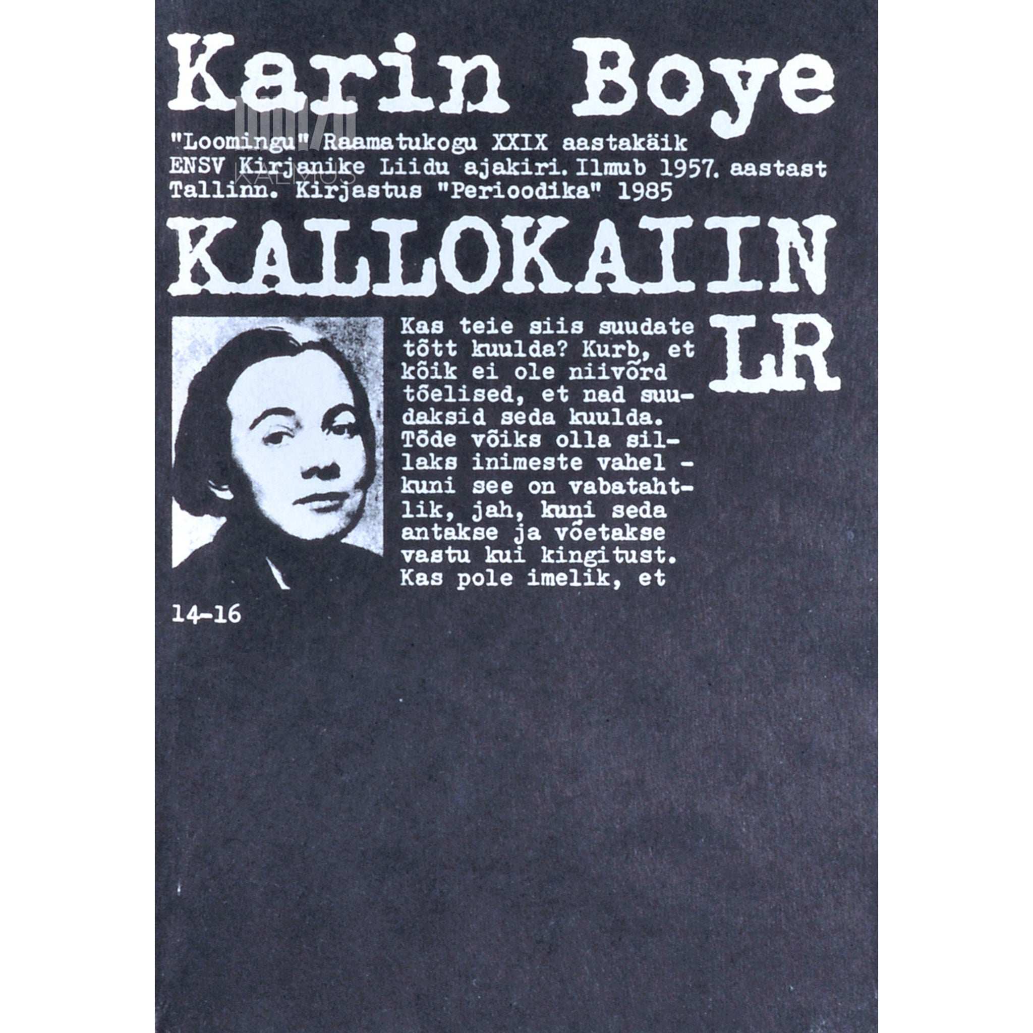 Karin Boye Kallokaiin