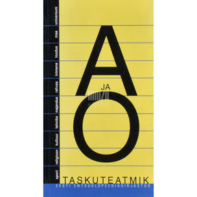 ... A ja O taskuteatmik 1999