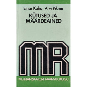 Einar Koha, Arvi Pikner Kütused ja määrdeained