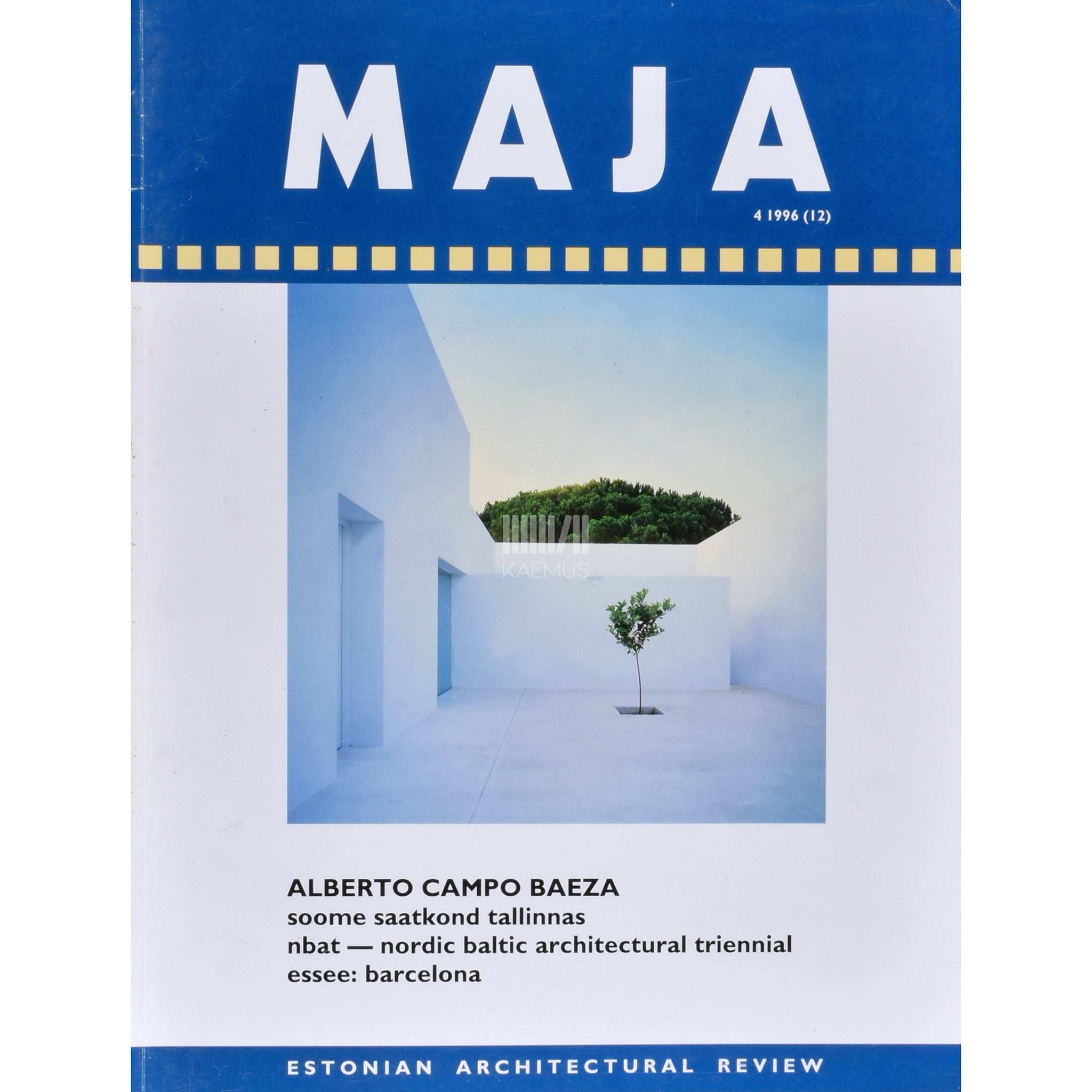 ... Arhitektuuriajakiri MAJA 4/1996