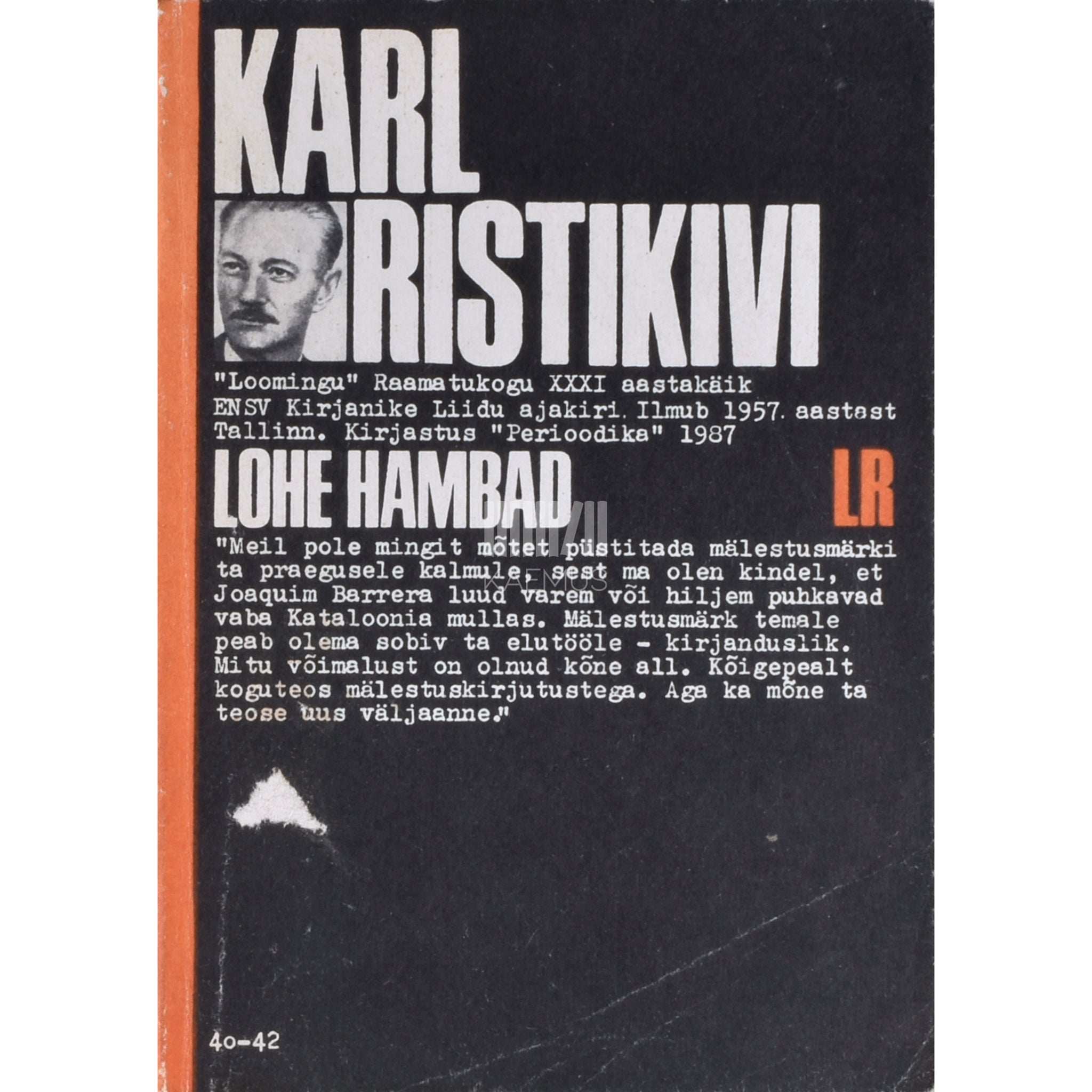 Karl Ristikivi Lohe hambad