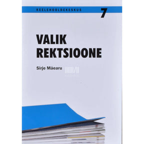 Sirje Mäearu Valik rektsioone