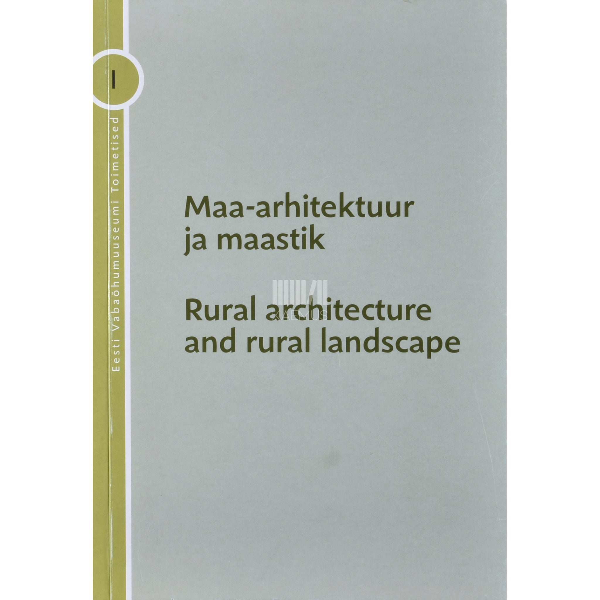 ... Maa-arhitektuur ja -maastik