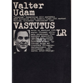 Valter Udam Vastutus