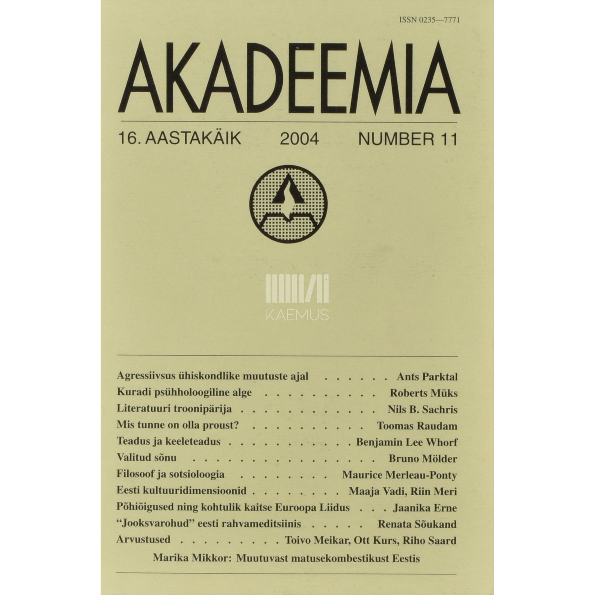 Akadeemia 11/2004