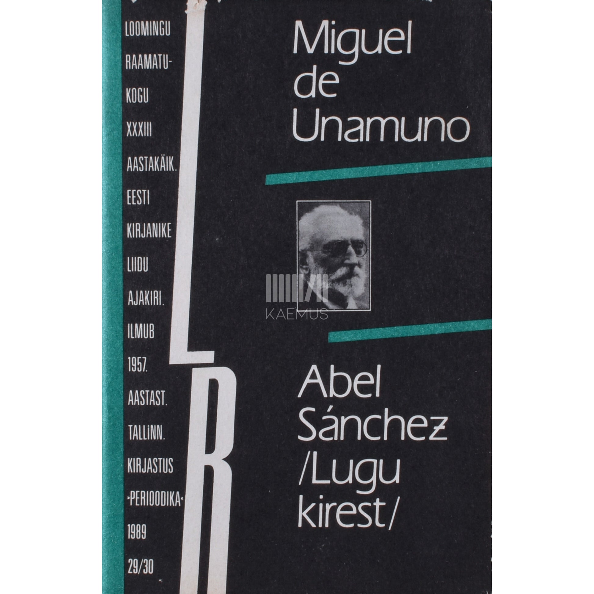 Miguel de Unamuno. Abel Sánchez. Lugu kirest