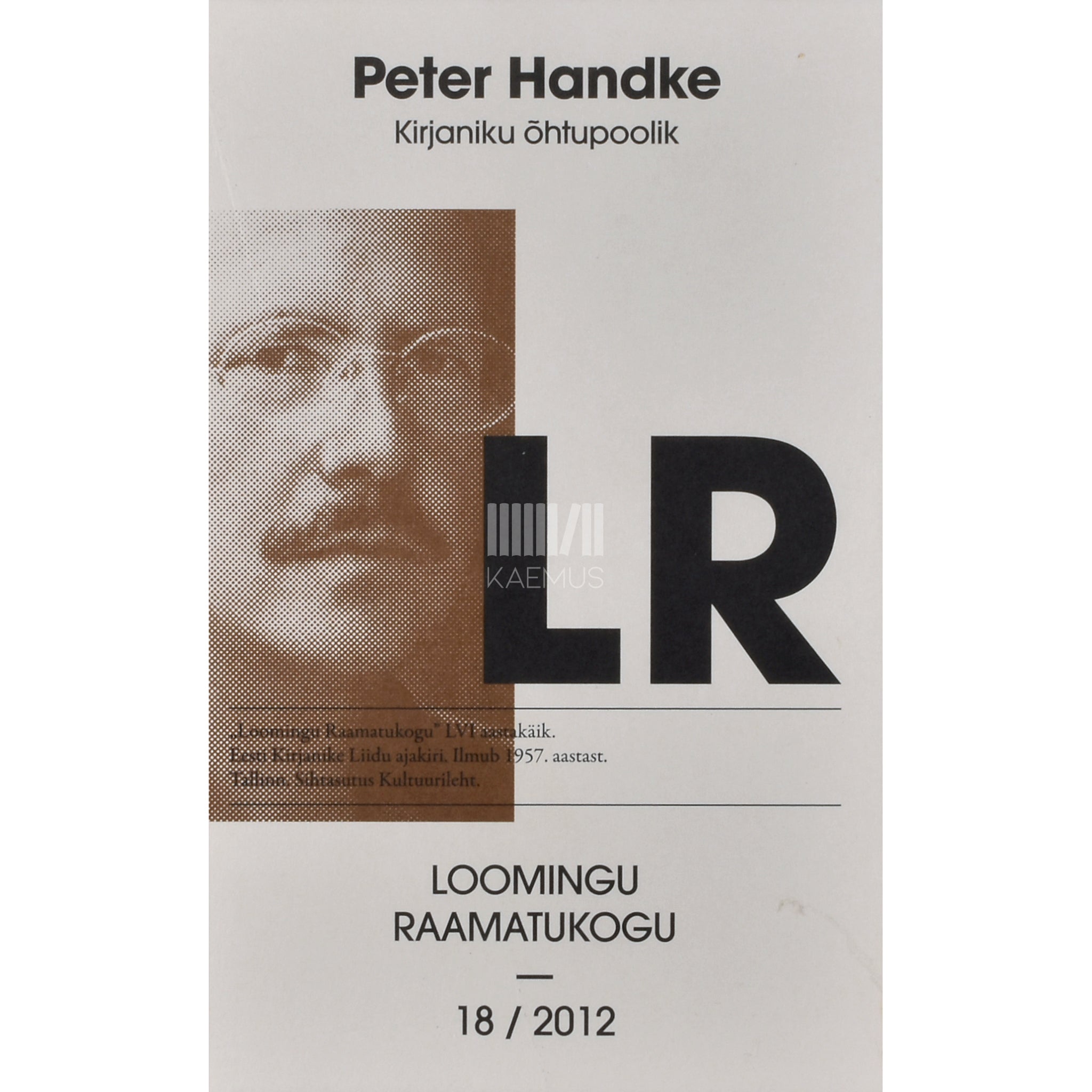 Peter Handke Kirjaniku õhtupoolik