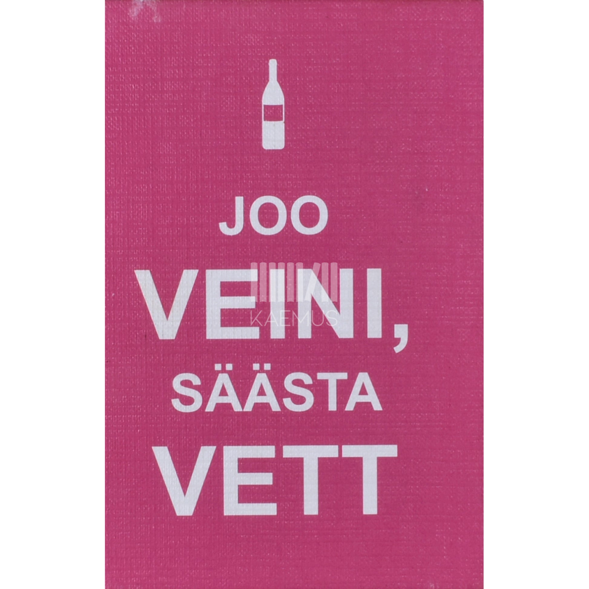 Joo veini, säästa vett