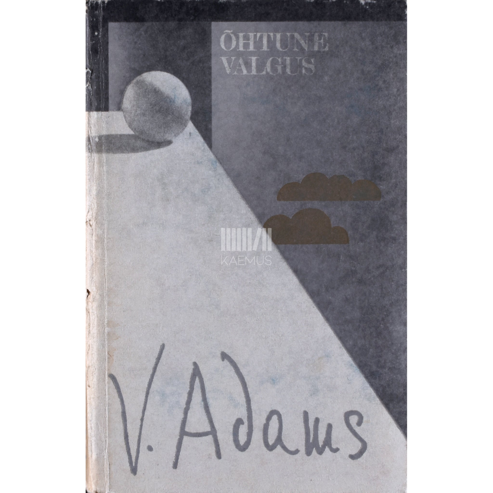 Valmar Adams Õhtune valgus. Uut luulet